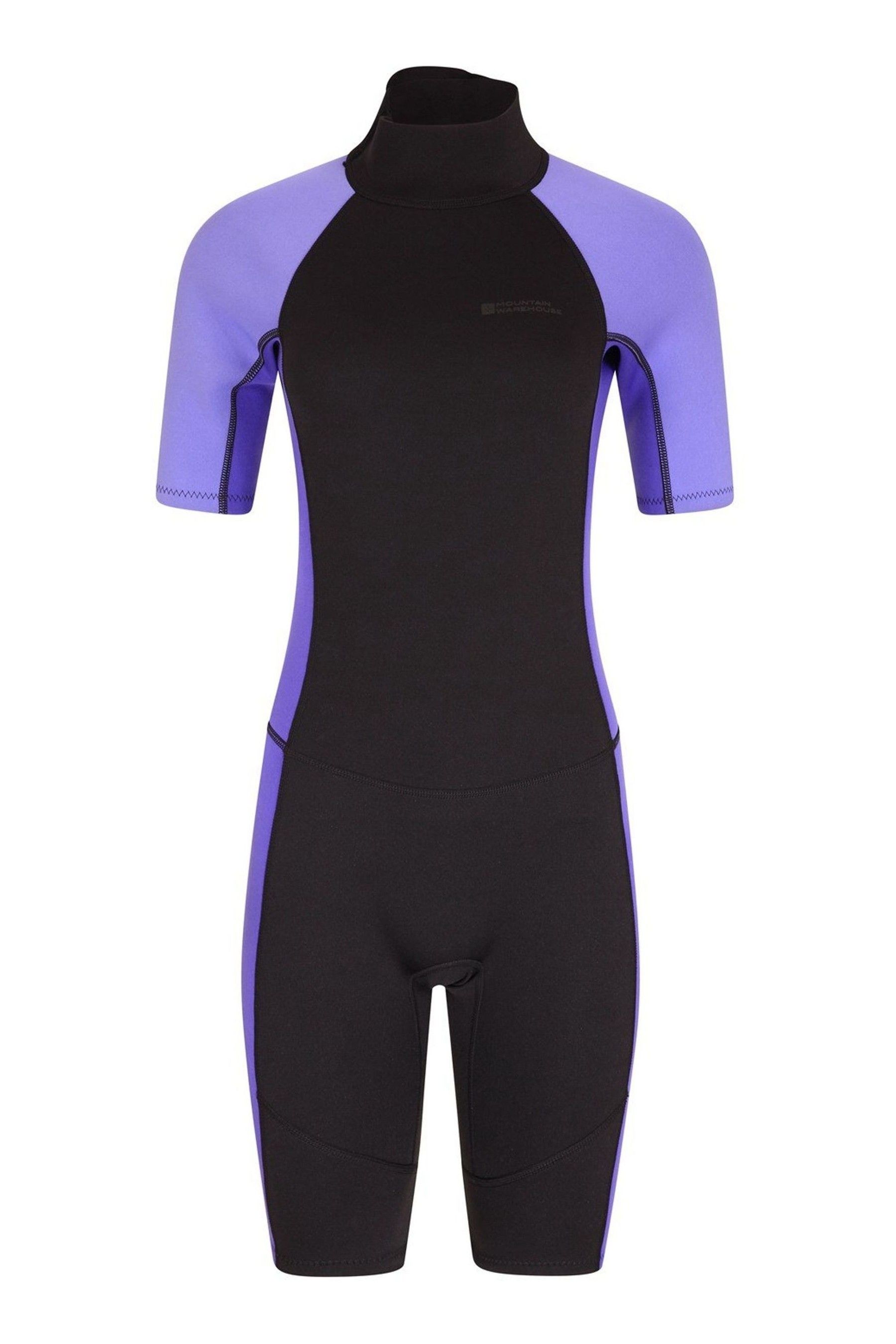 Buy Mountain Warehouse Purple Womens Shorty Neoprene Wetsuit from the