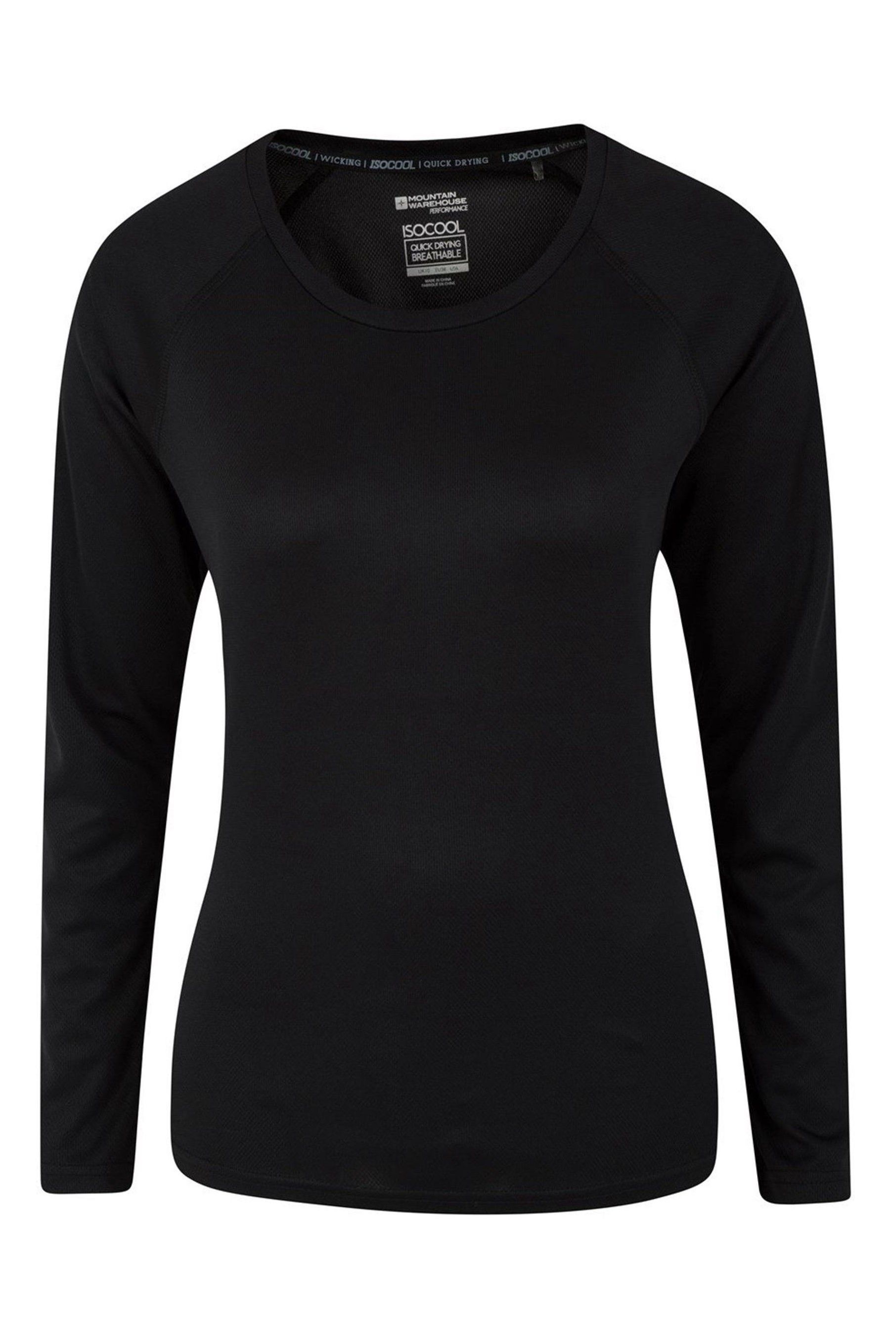 Buy Mountain Warehouse Black Endurance Womens Long Sleeve Sports Top