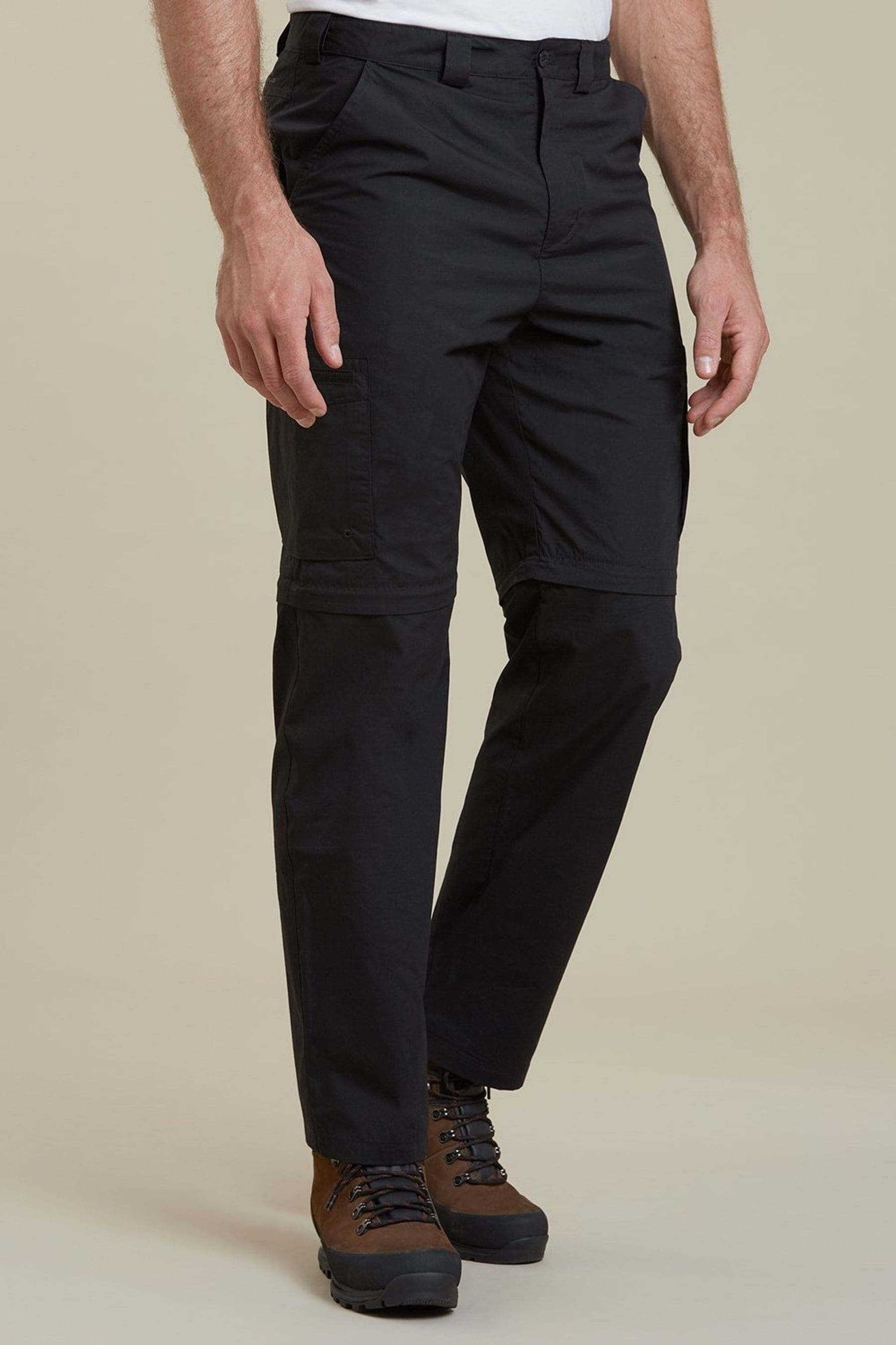 Buy Mountain Warehouse Black Convertible Walking Trousers from the Next ...