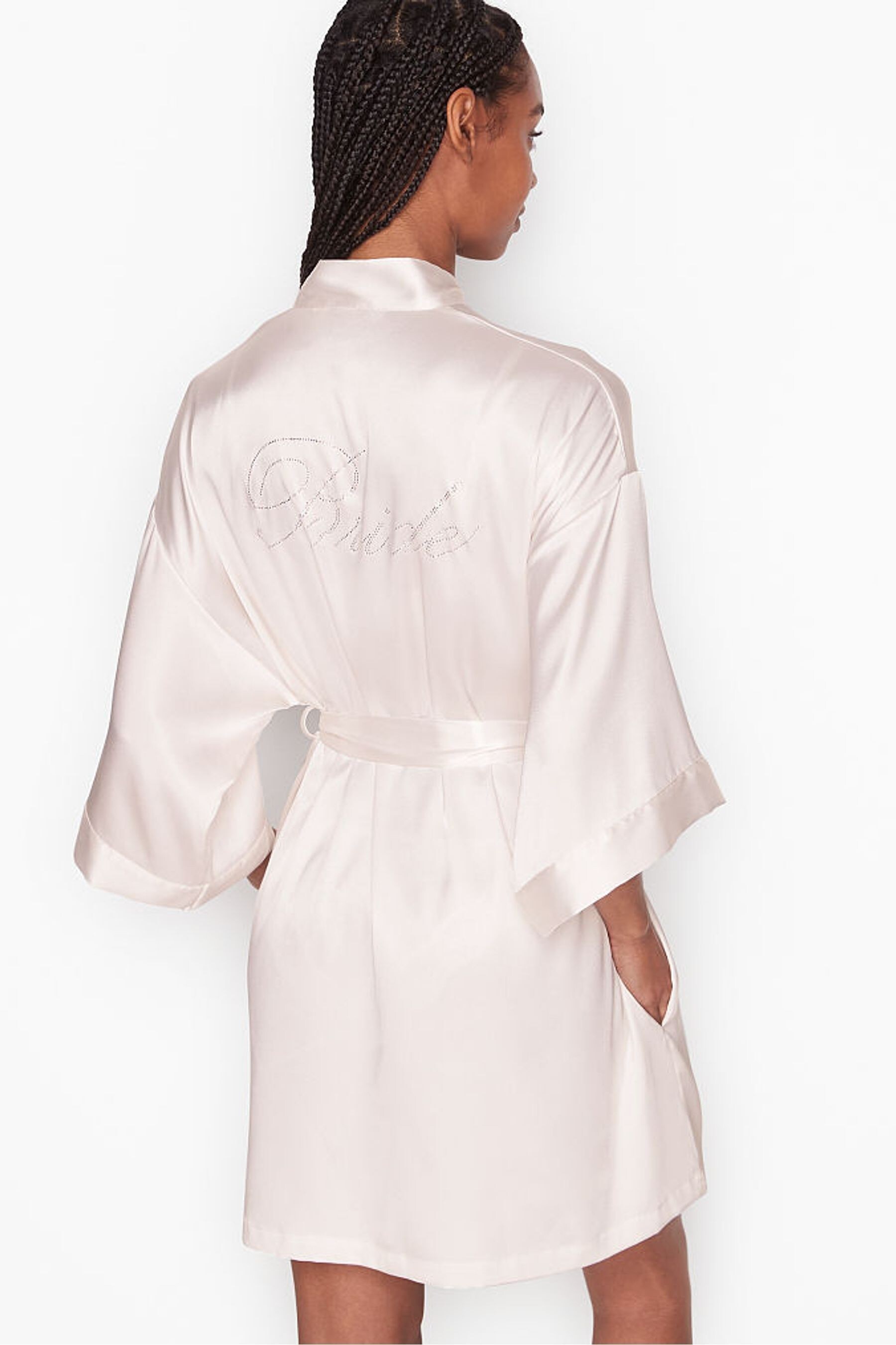 Buy Victoria's Secret Flounce Satin Dressing Gown from the Victoria's