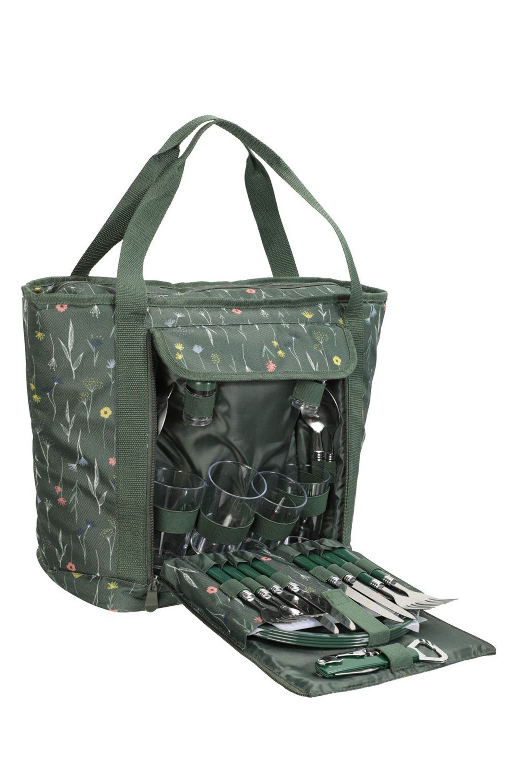 Buy Mountain Warehouse 4 Person Picnic Set with Tote Bag from the Next