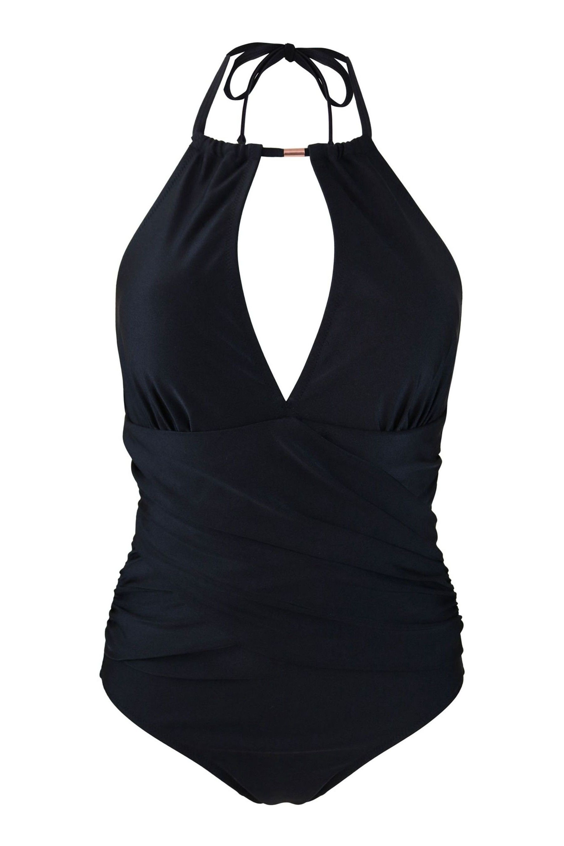 Buy Pour Moi Black Ring Neck Control Suit from the Next UK online shop