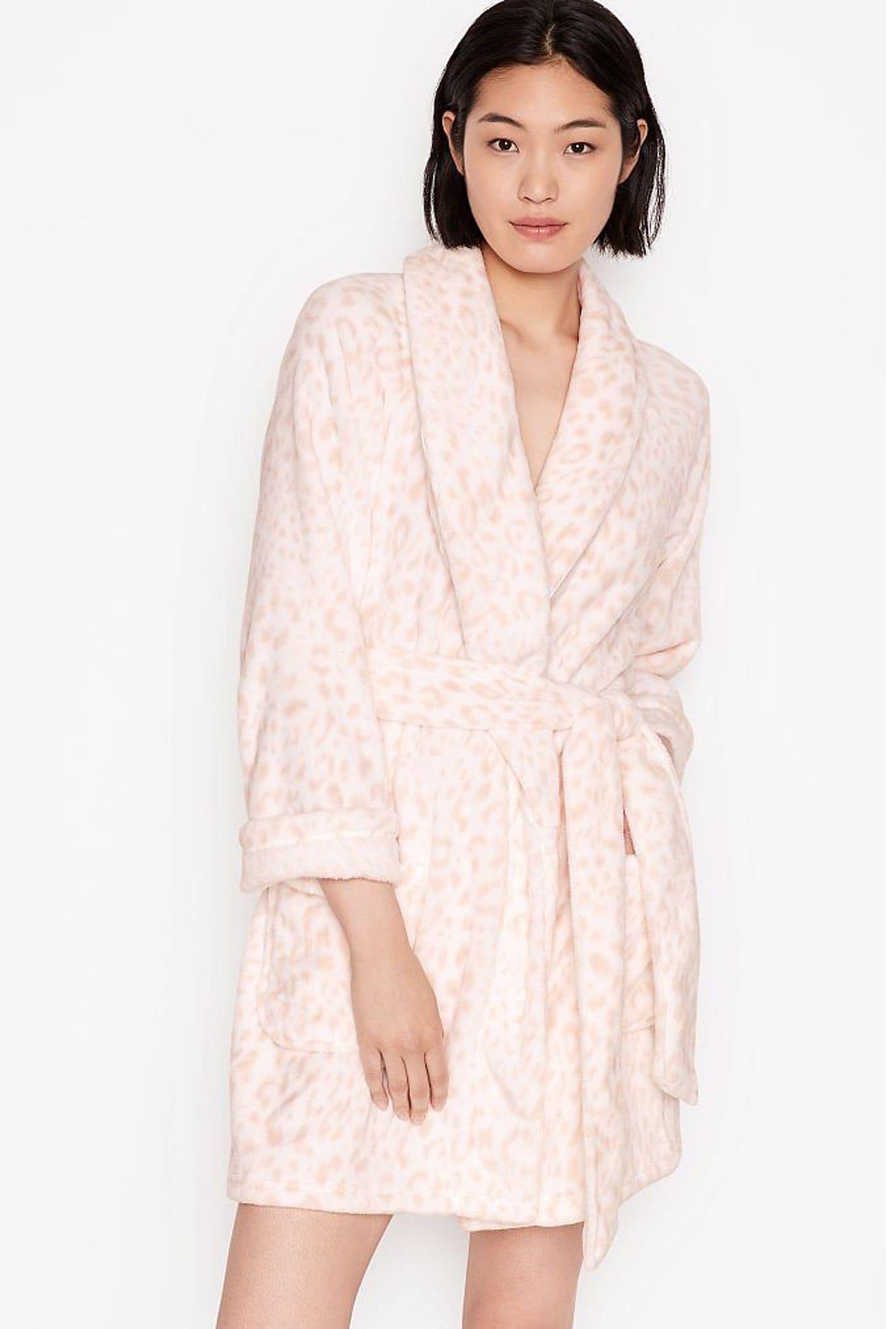 Buy Victoria's Secret Logo Short Cozy Robe from the Victoria's Secret