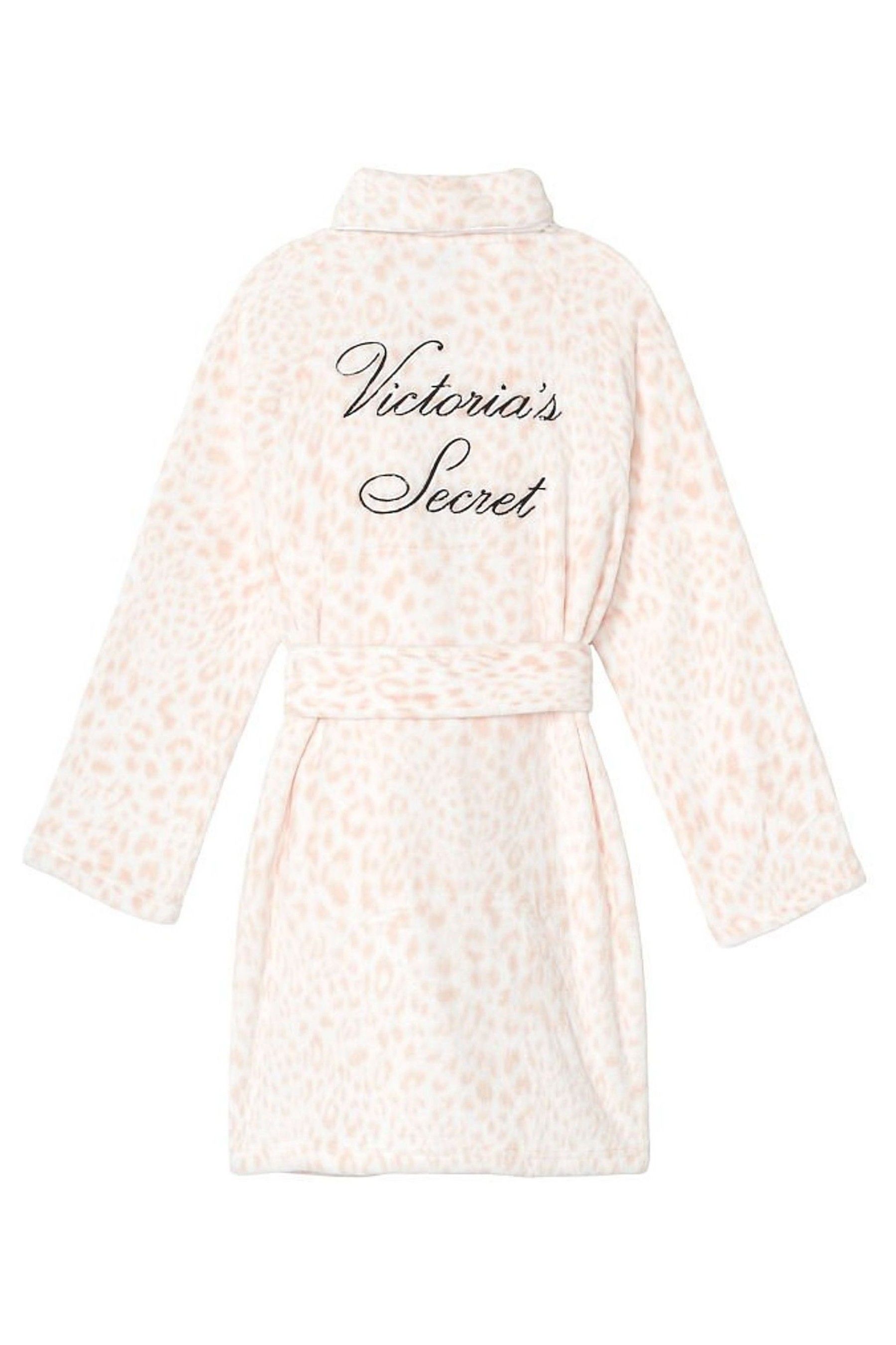 Victoria's Secret Logo Short Cozy Dressing Gown Victoria's Secret Ireland