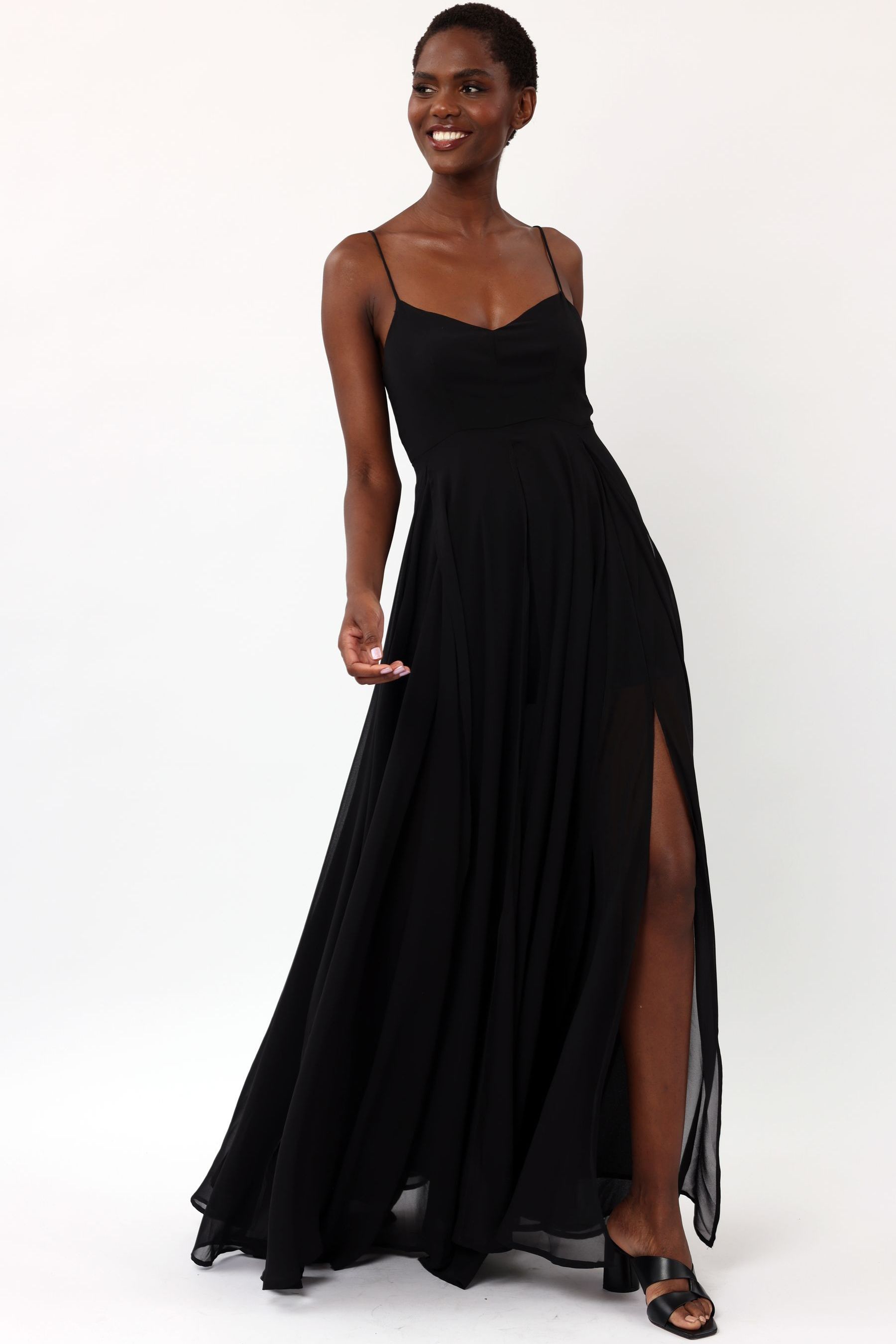 Buy Religion Black Infamous Olsen Full Layer Maxi Dress from the Next ...