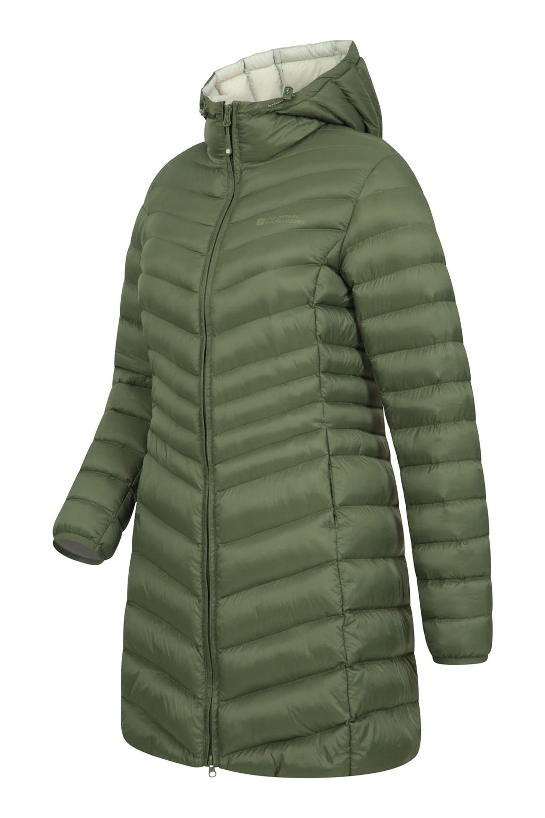 Buy Mountain Warehouse Khaki Florence Womens Long Padded Coat from the ...