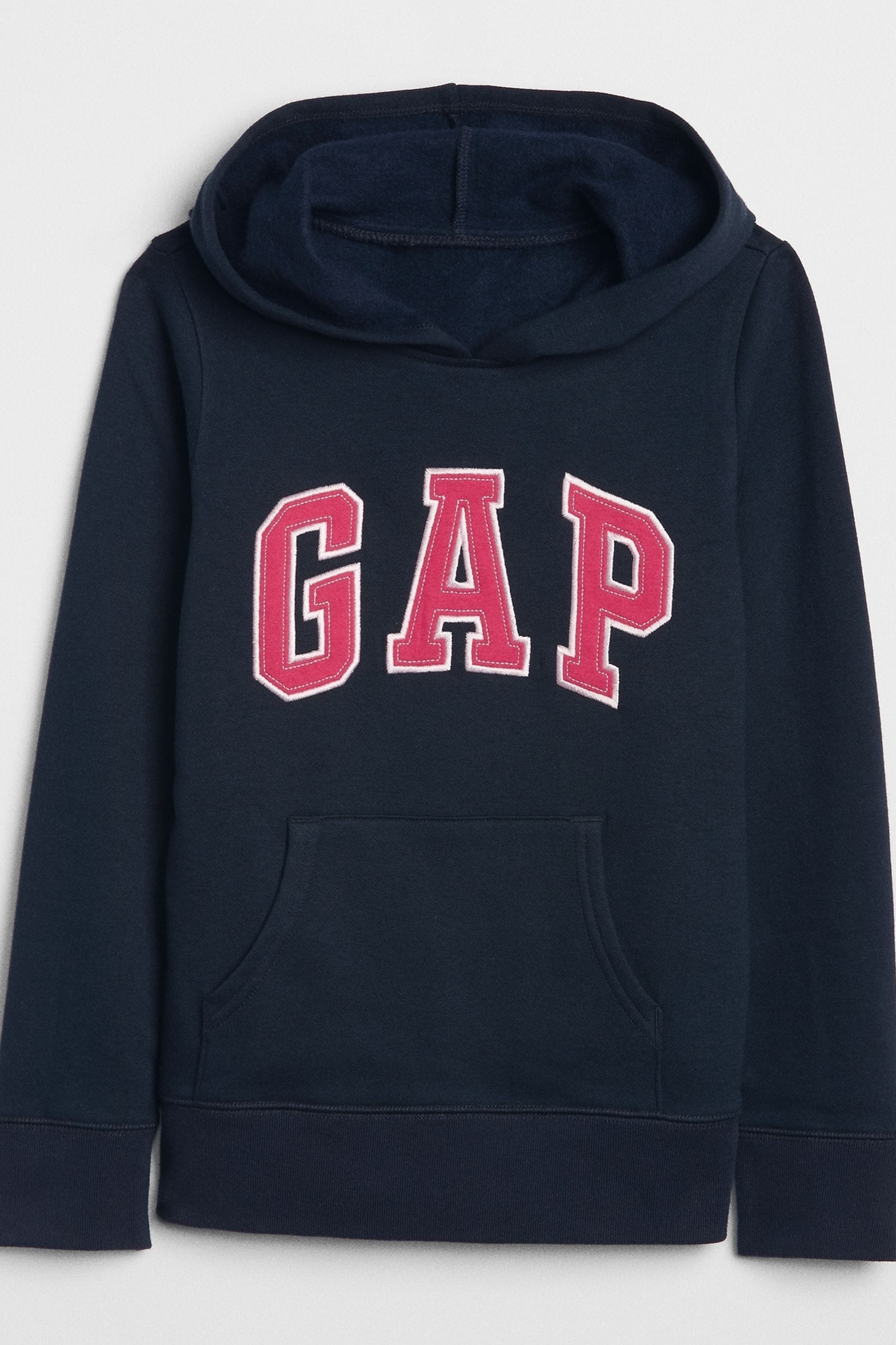 Buy Gap Navy Blue and Pink Logo Hoodie (4-13yrs) from the Next UK ...