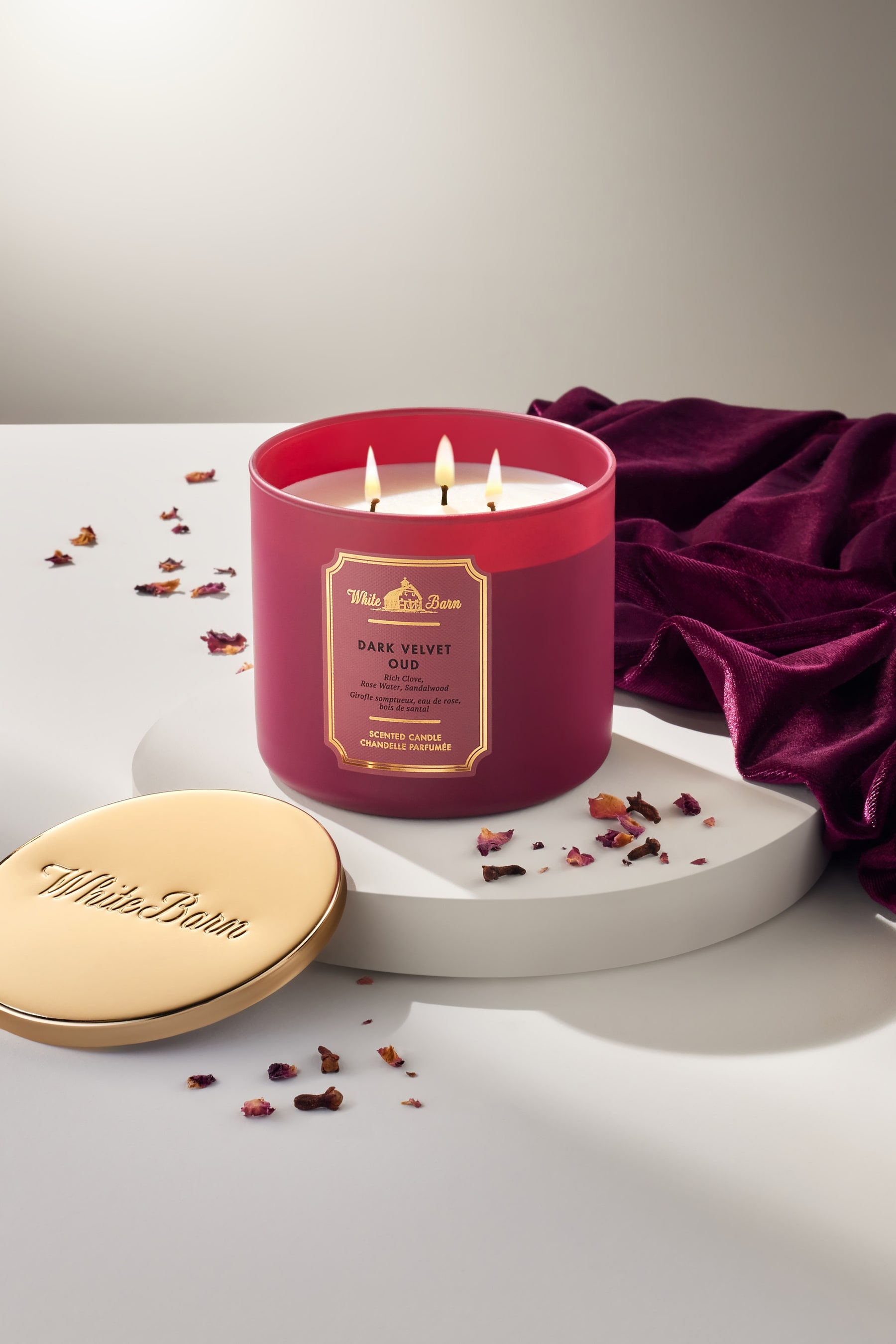 Buy Bath & Body Works Dark Velvet Oud 3-Wick Candle 14.5 oz / 411 g ...