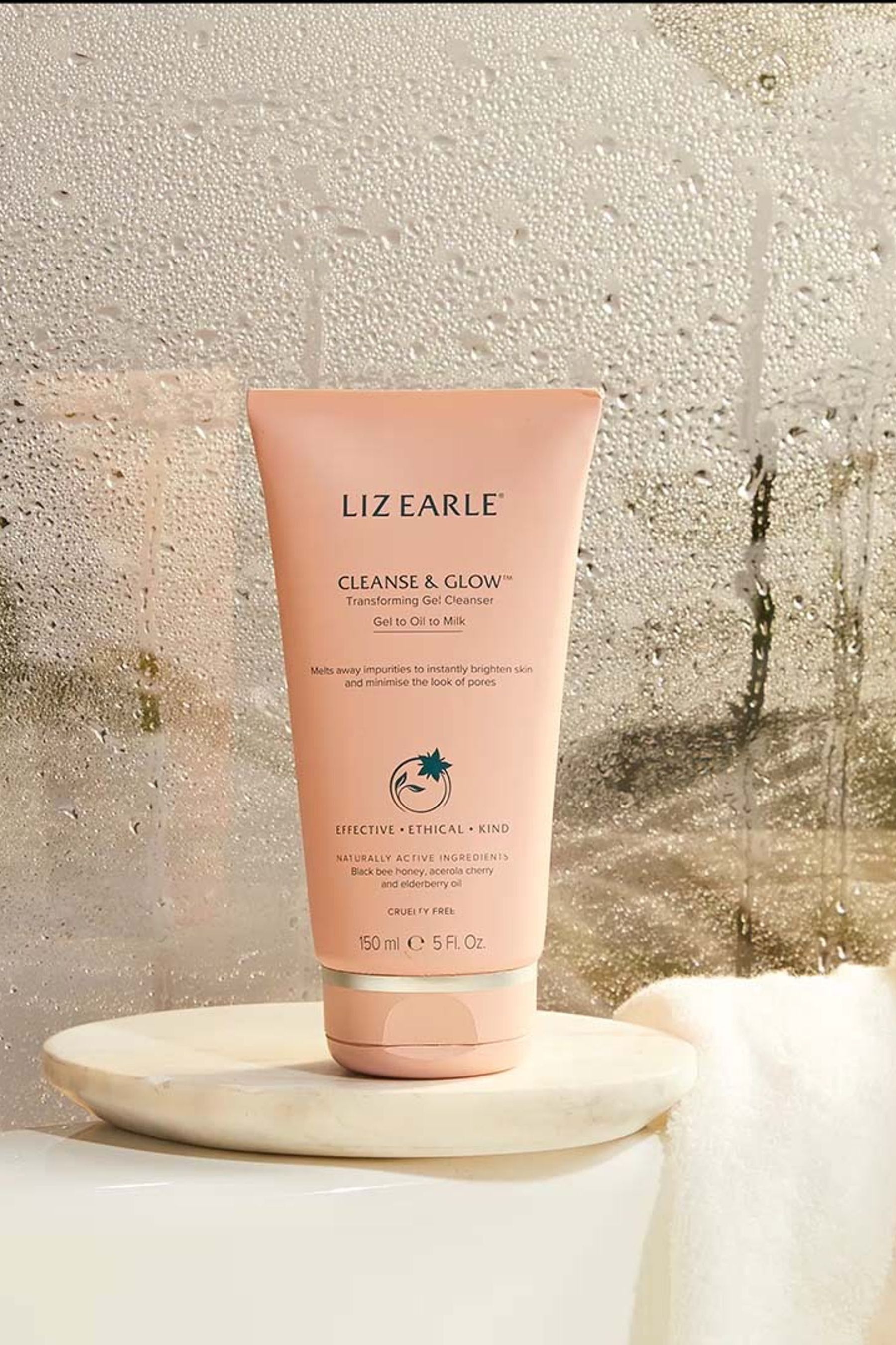 Buy Liz Earle Cleanse & Glow Transforming Gel Cleanser 150ml from the