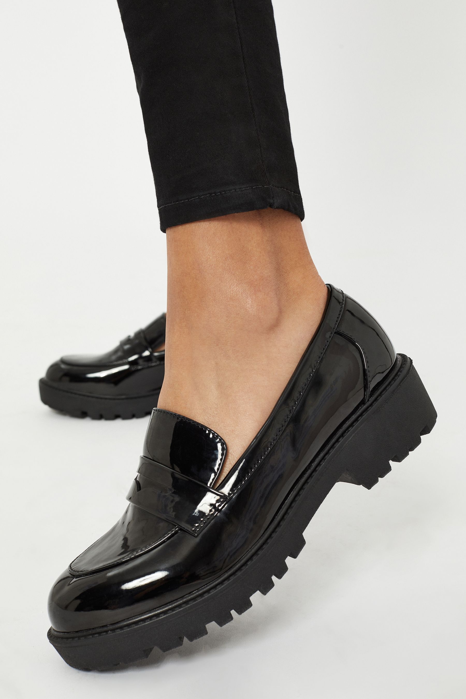 Buy Lipsy Patent Chunky Loafer from Next Ireland