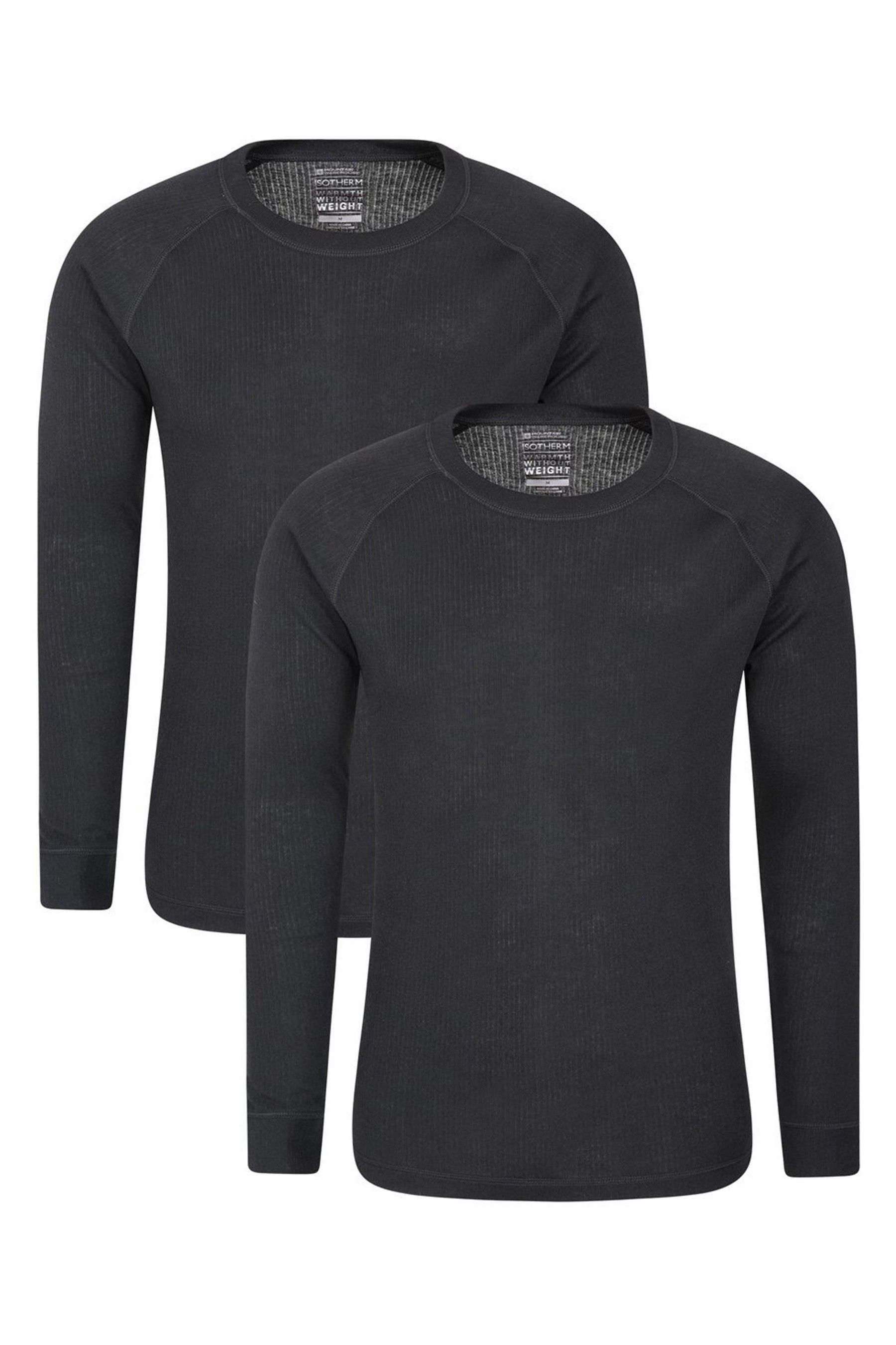 Buy Mountain Warehouse Black Talus Mens Thermal Top Multipack from Next