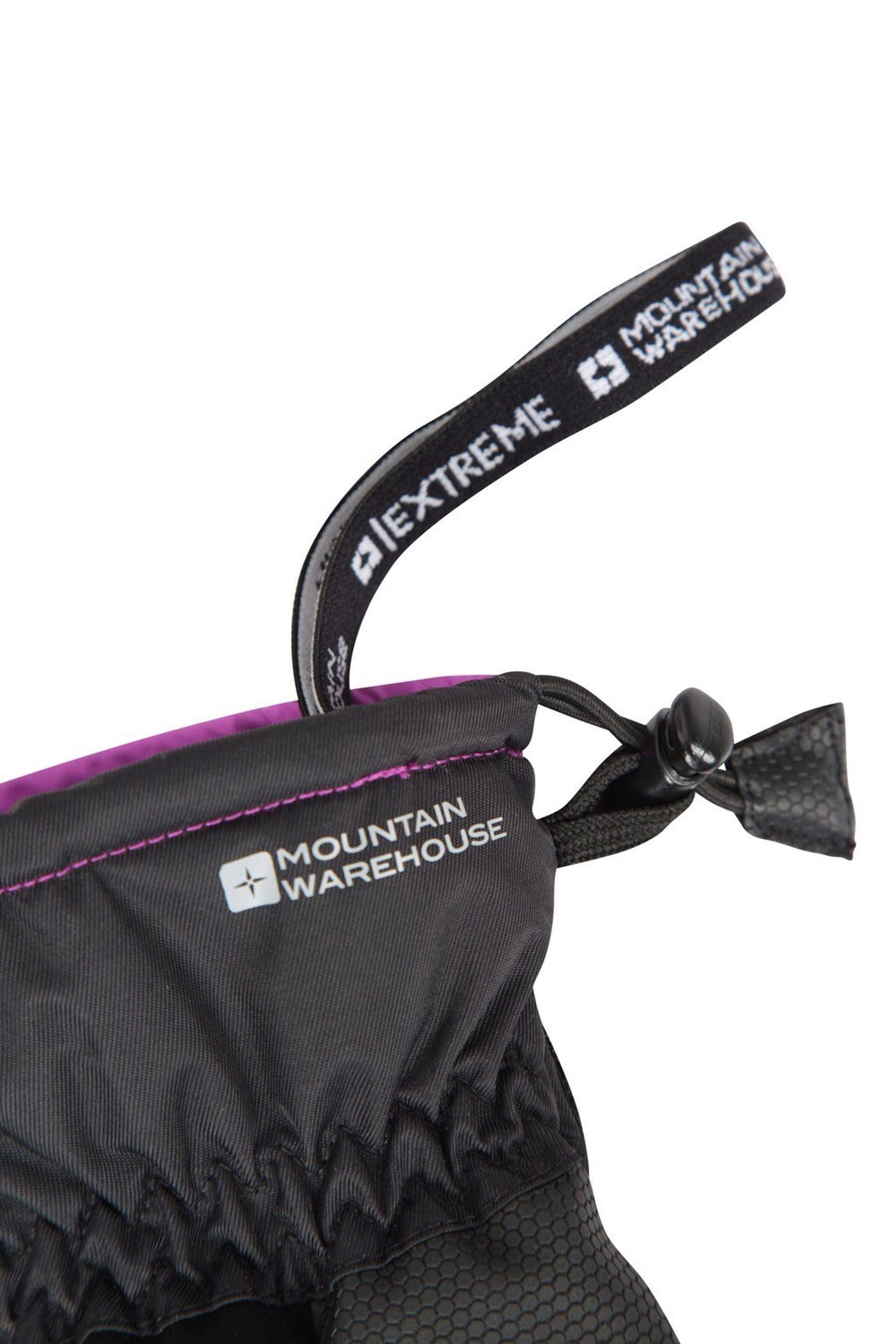 Buy Mountain Warehouse Purple Extreme Womens Waterproof Ski Gloves from