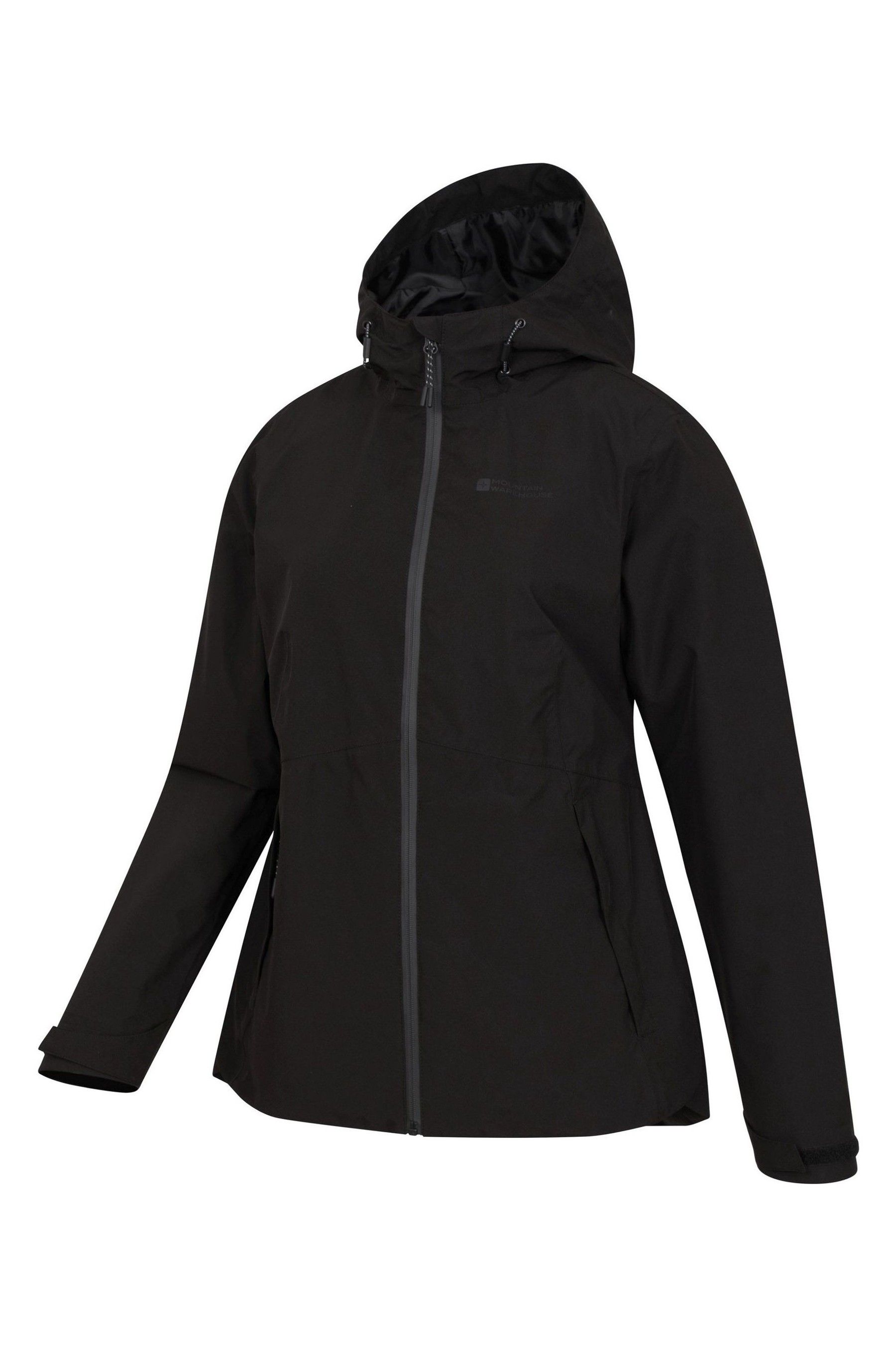 Buy Mountain Warehouse Black Vancouver UltraLightweight Waterproof Jacket Womens from the