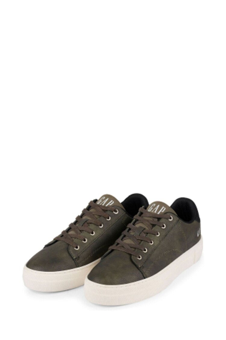 Gap Khaki Green Portland Low Top Trainers - Image 1 of 1