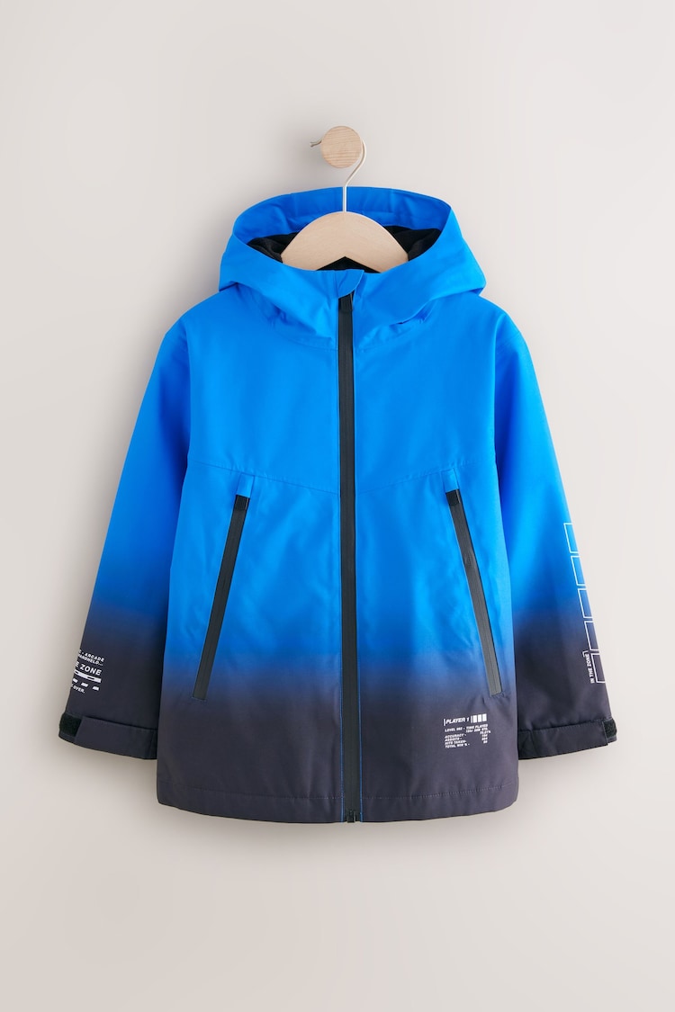Cobalt Blue Waterproof Fleece Hooded Lined Coat (3-17yrs) - Image 1 of 1