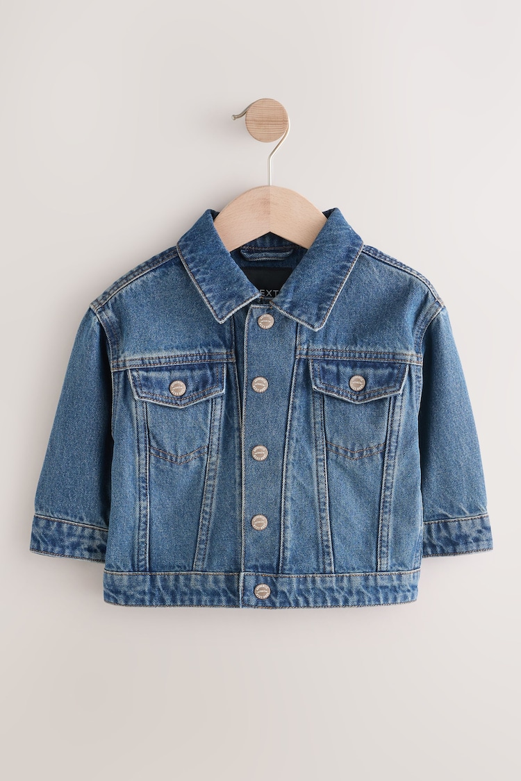 Blue 100% Cotton Denim Jacket (3mths-10yrs) - Image 1 of 1