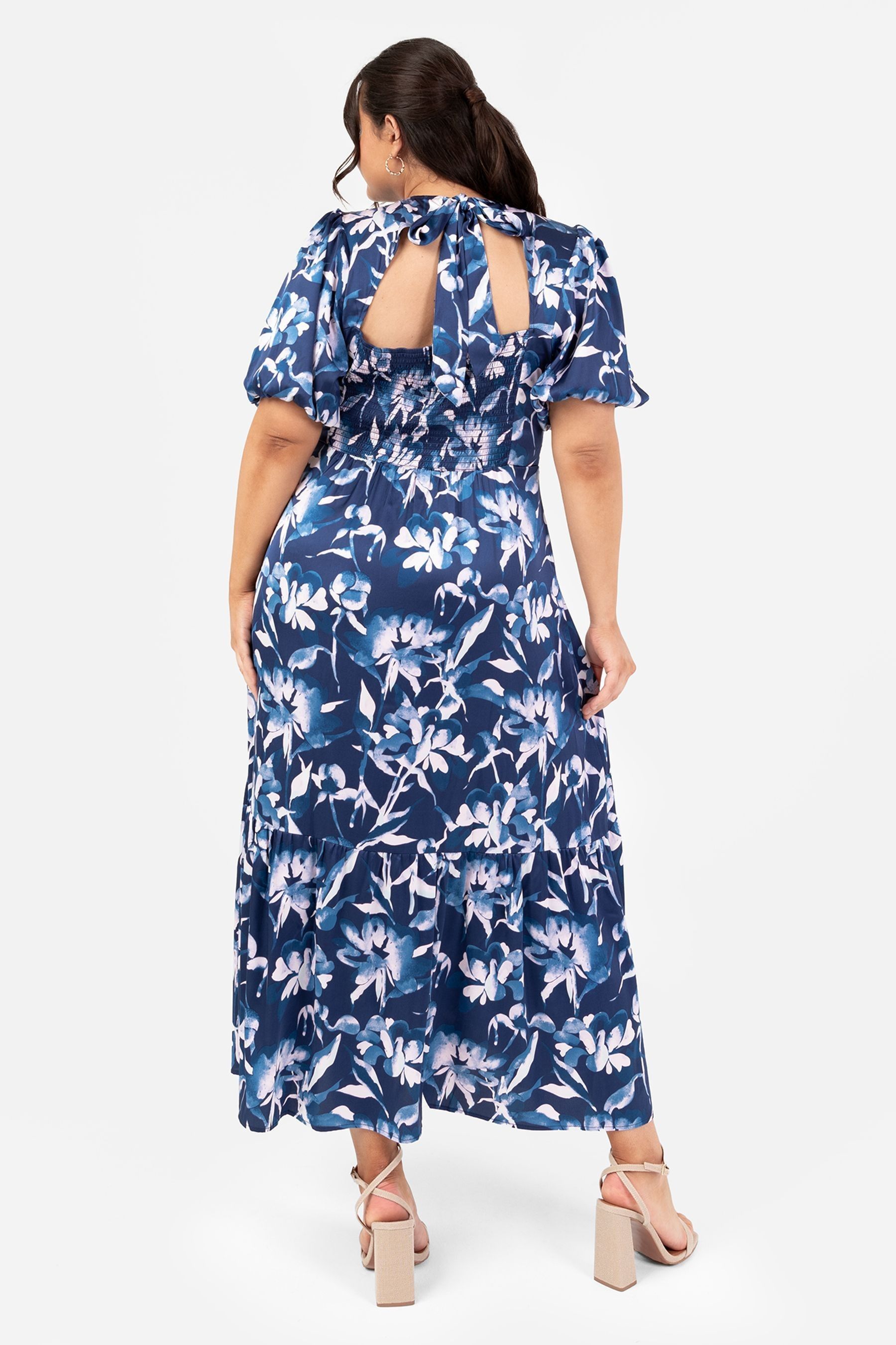 Buy Lovedrobe Wrap Front Puff Sleeve Midaxi Dress from the Next UK ...