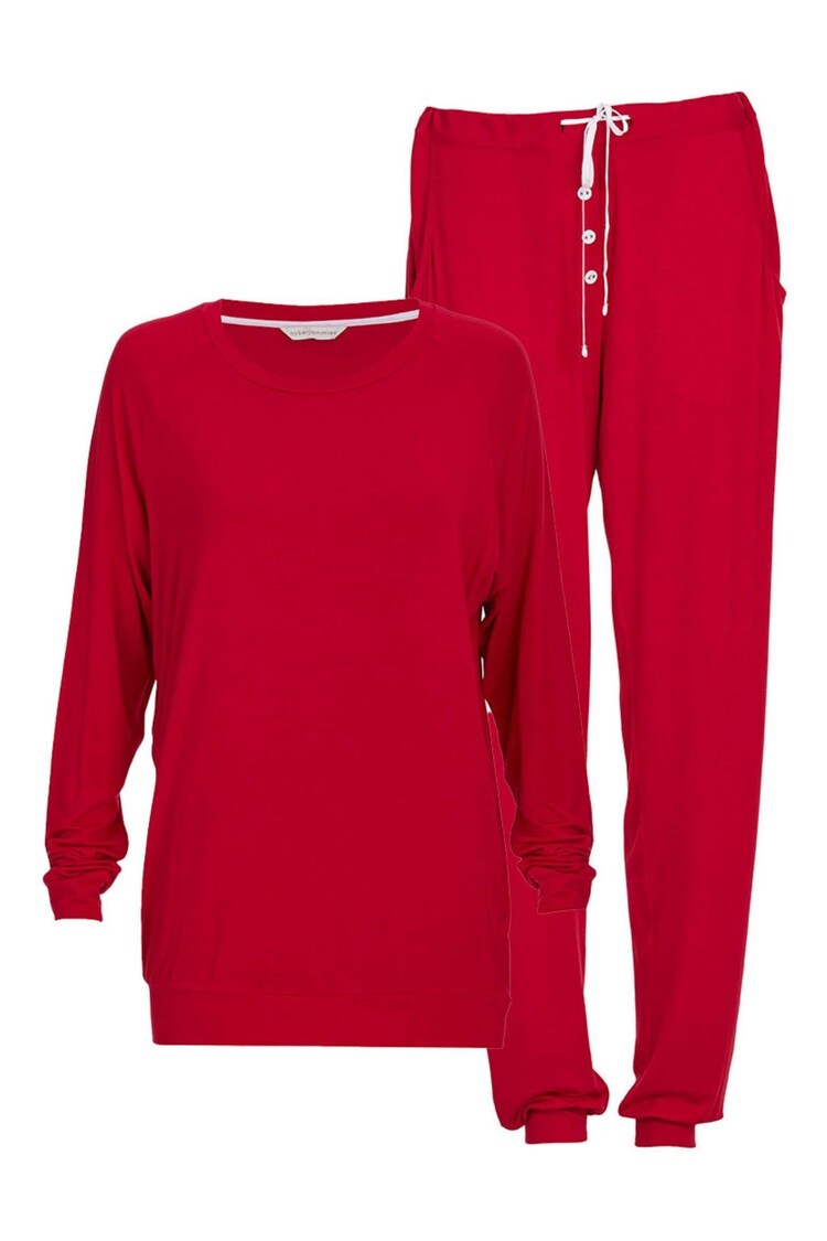 Cyberjammies Red Slouch Jersey Pyjama Set - Image 1 of 1