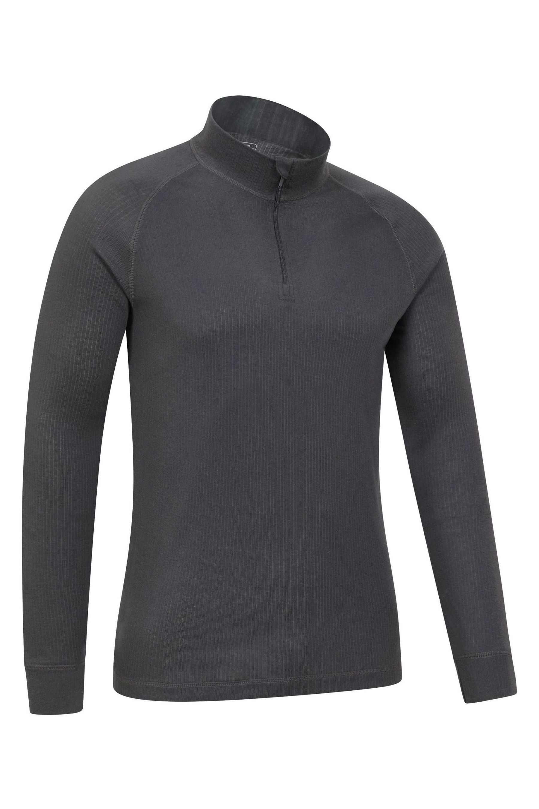 Buy Mountain Warehouse Grey Mens Talus Zip Neck Thermal Top from the