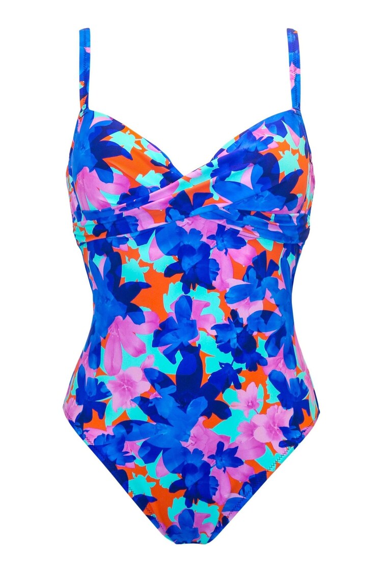 Floral azul - Pour Moi Free Spirit Swimsuit - Imagen 1 de 1