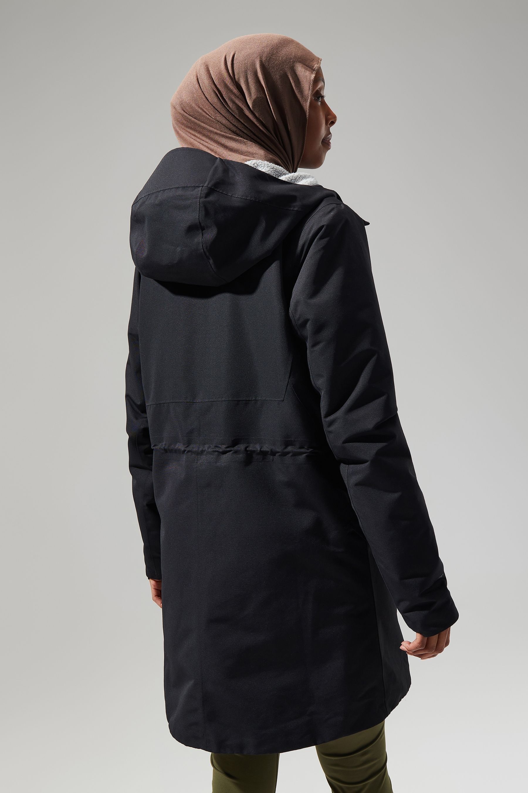 Buy Berghaus Womens Foxghyll Hooded Waterproof Black Parka from the