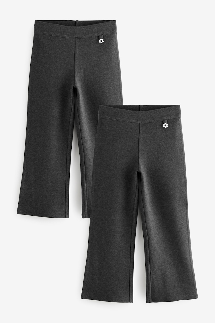 V barvi oglja - Pull-On Stretch Bootcut School Trousers 2 Pack (3-17yrs) - Slika 1 iz 1 V barvi oglja - Pull-On Stretch Bootcut School Trousers 2 Pack (3-17yrs) - Slika 1 iz 1