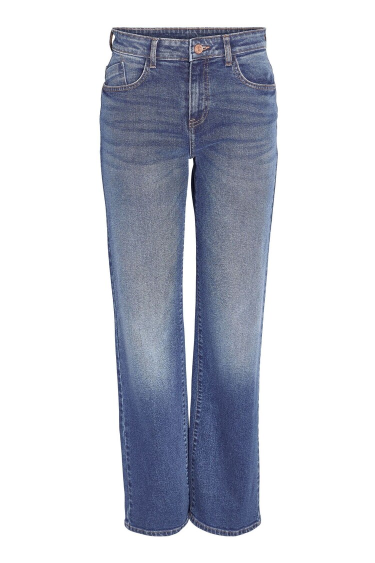 NOISY MAY Blue High Waisted Wide Leg Jeans - Image 1 of 1