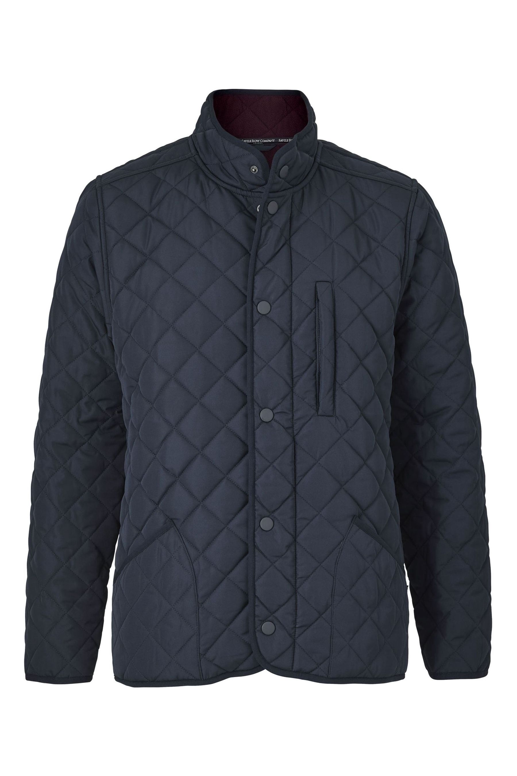 Buy Savile Row Company Navy Blue Quilted Jacket from Next Australia