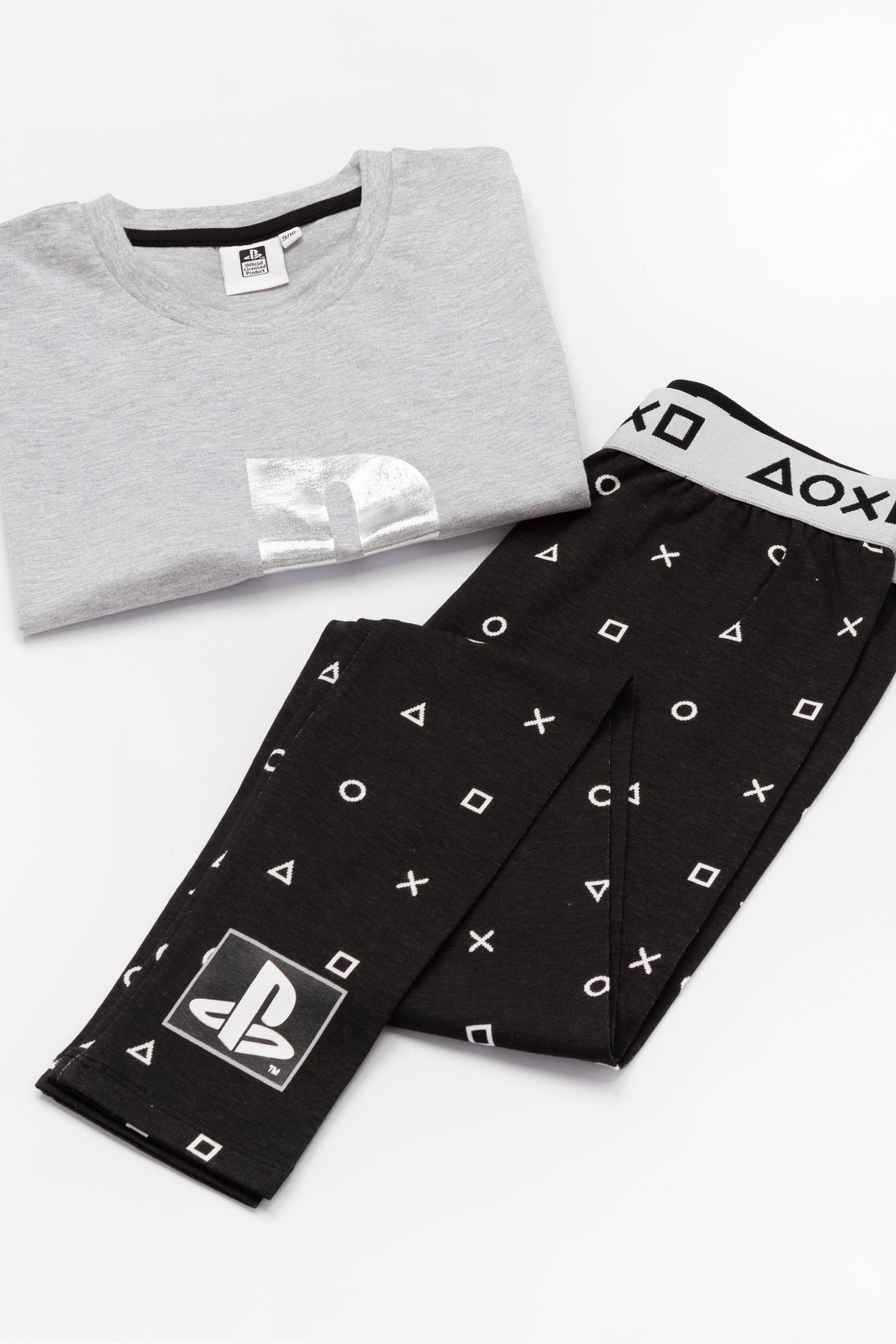 Buy Vanilla Underground Grey Playstation Long Leg Pyjamas from the Next
