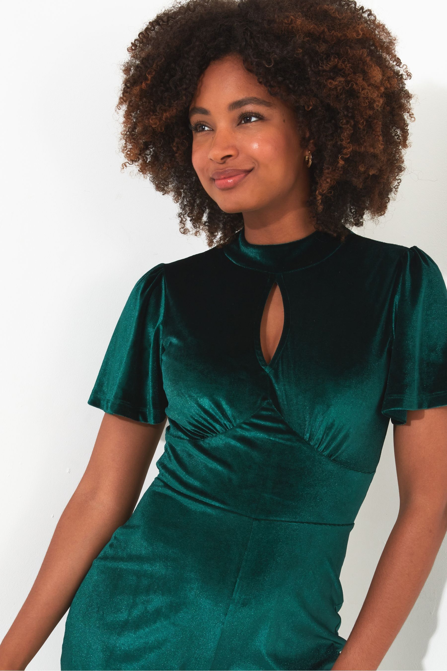 Buy Joe Browns Green Petite Perfection Velour Jumpsuit from Next Ireland