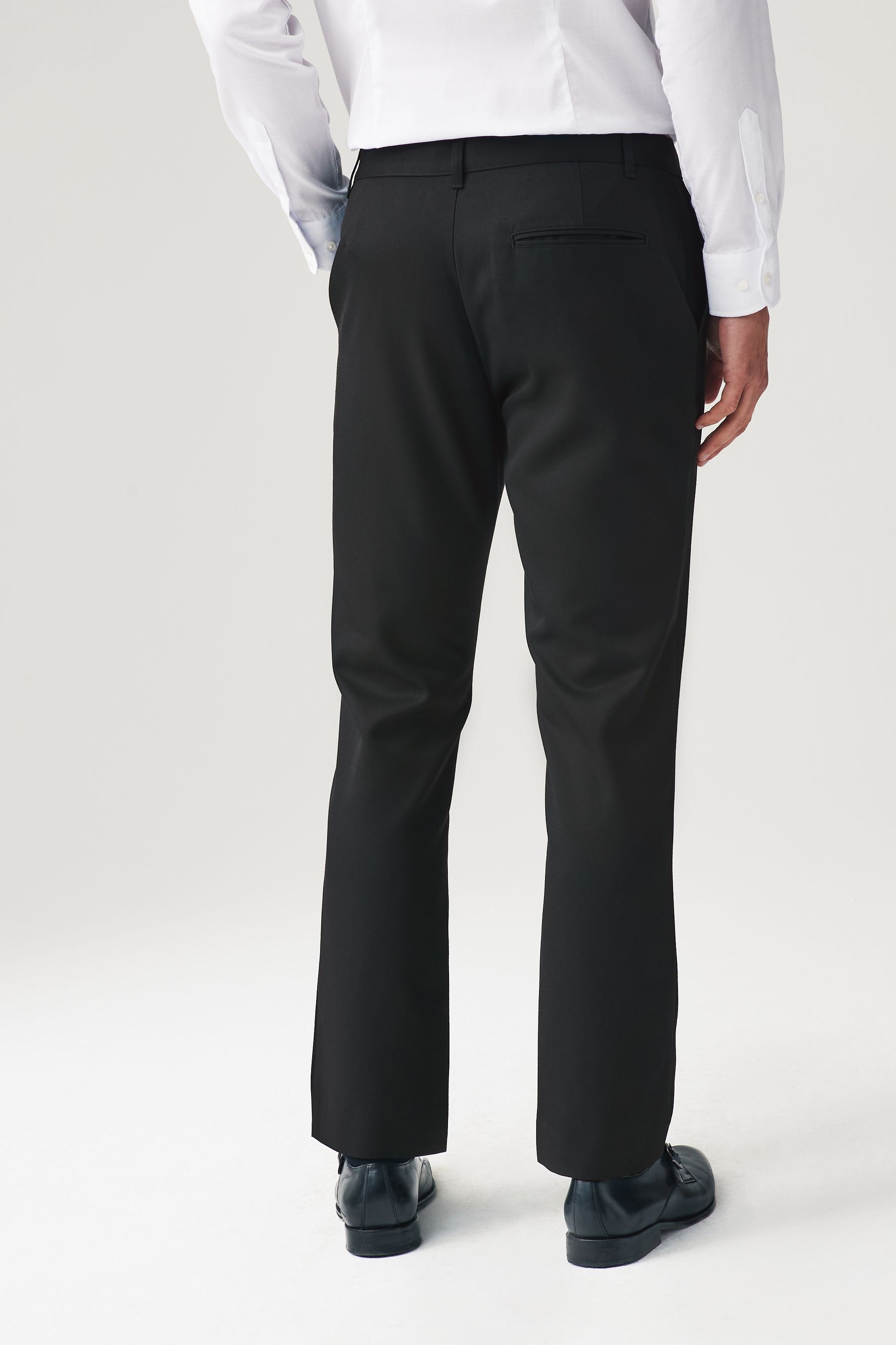 Pantalon Noir Femme NEXT Smart Taille UK 14 Long - Occasion Très Bon état