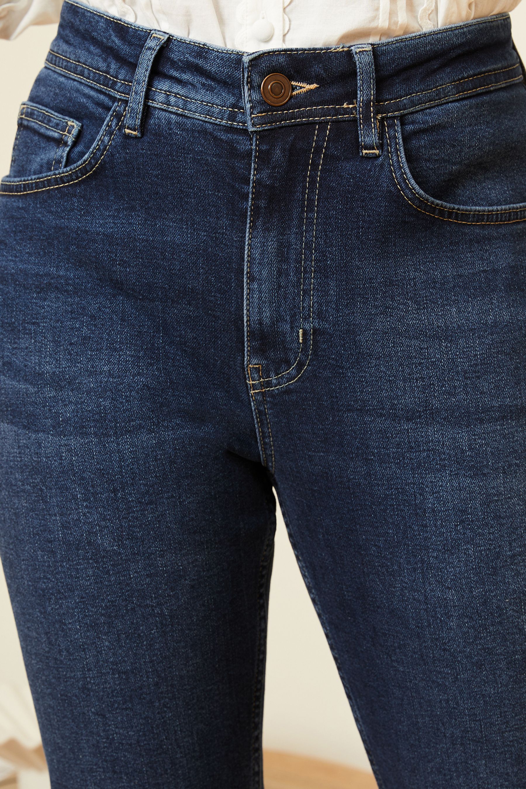 Buy Love & Roses Midwash Blue Slim Jeans from the Next UK online shop