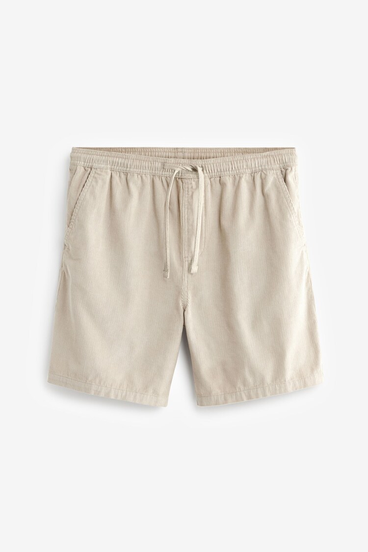 Ecru 100% Cotton Corduroy Dock Shorts - Image 1 of 1