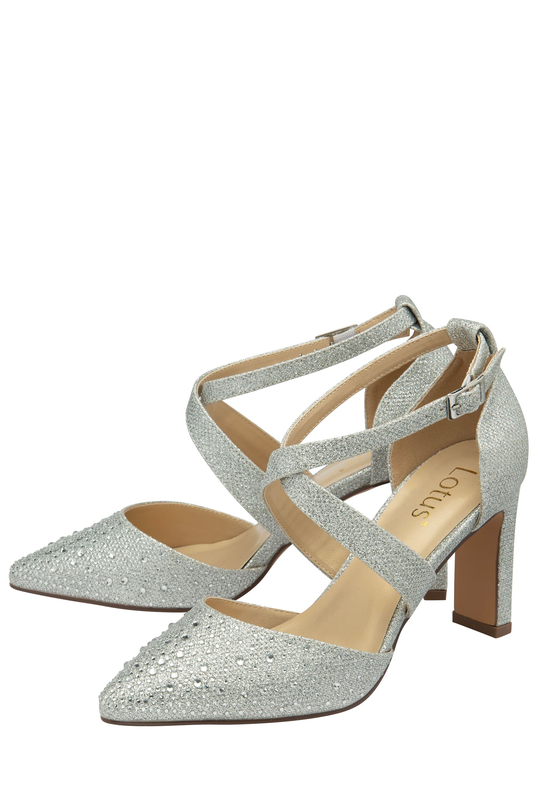 Next Rise Shoes Buy Lotus Silver Occasion Shoes from the Next UK online shop
