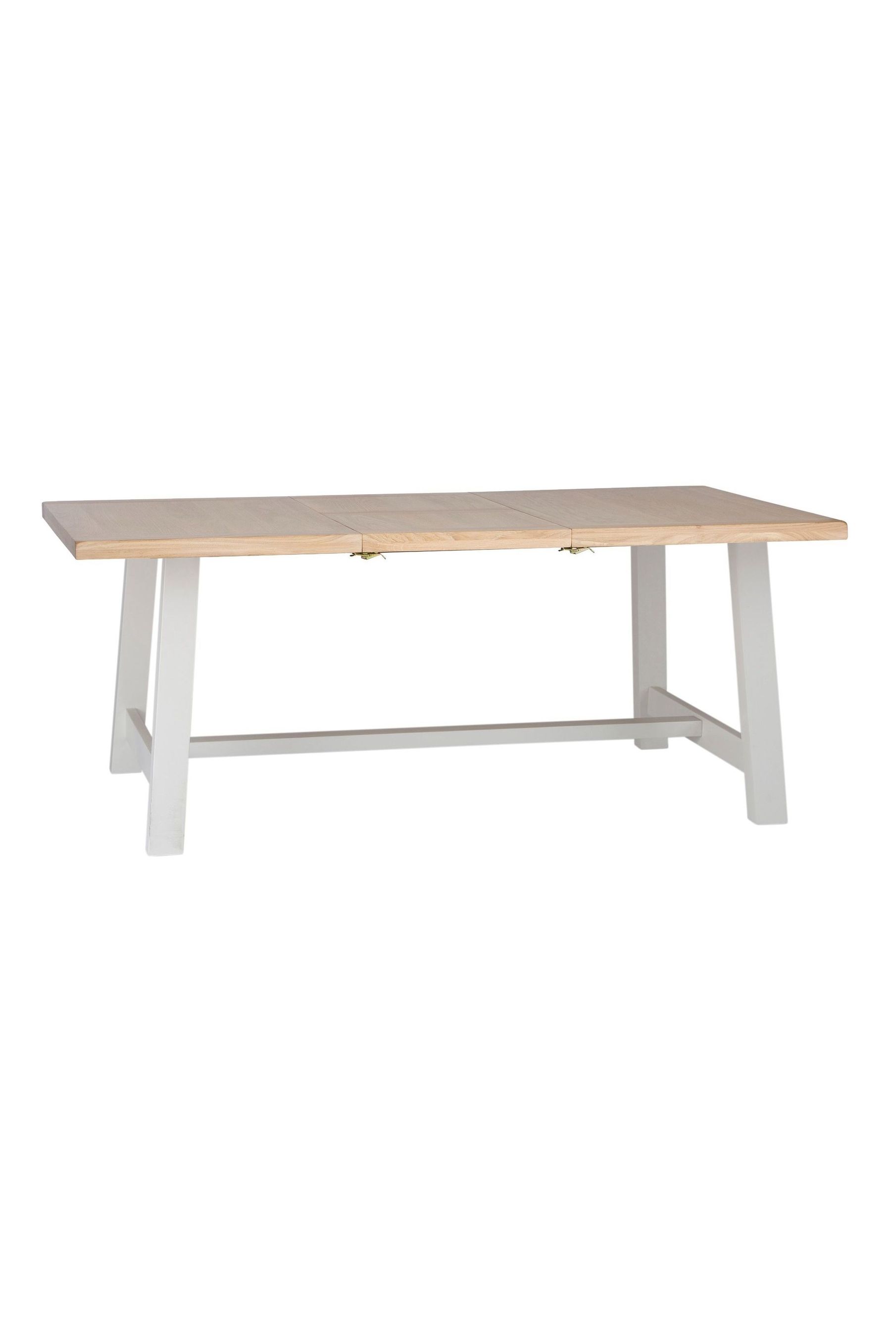 Buy K Interiors White Windsor 1.8m Extending Dining Table from the Next