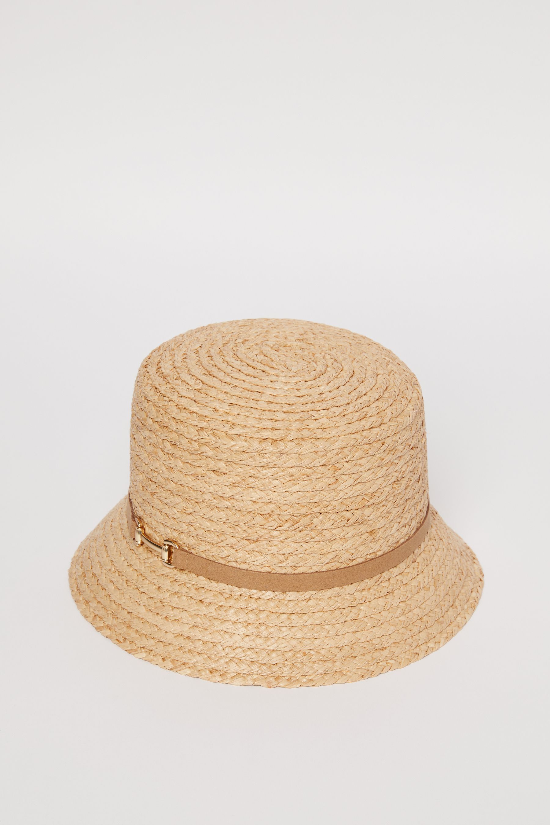 Buy Lipsy Beige Straw Snaffle Trim Bucket Hat from the Next UK online shop
