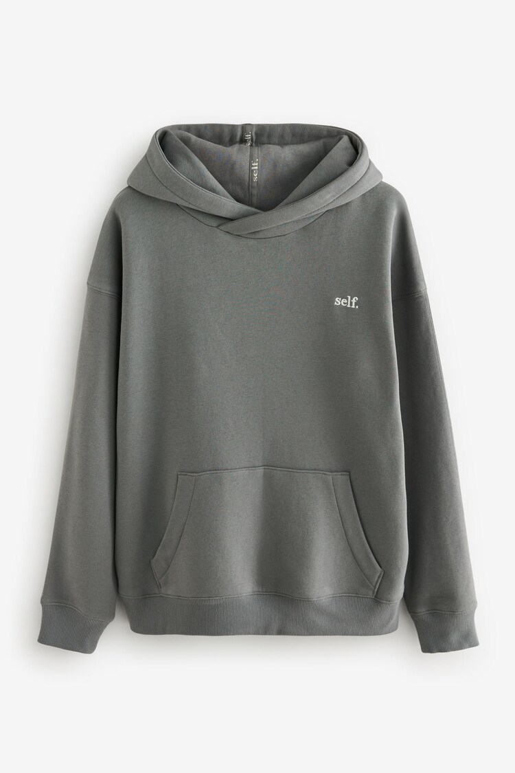 self. Grey Hoodie - Image 1 of 1