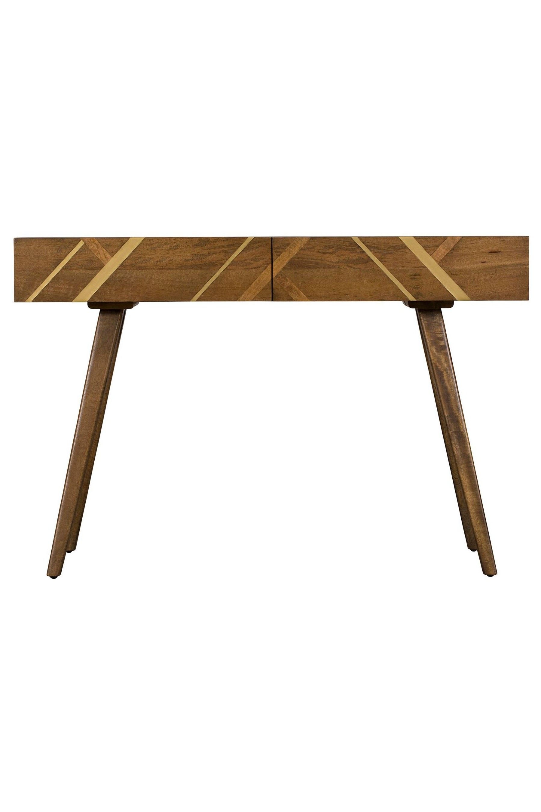 Buy Barker and Stonehouse Brown Sondra Solid Mango Wood Console Table