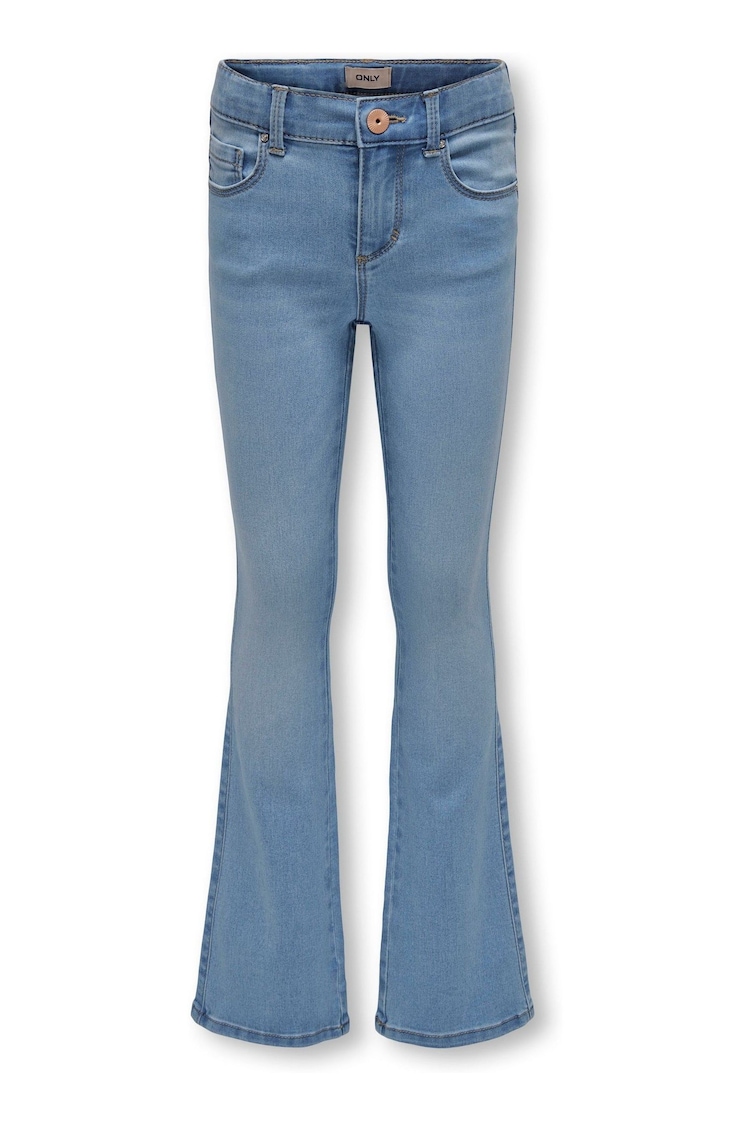 ONLY KIDS Flare Leg Jeans With Adjustable Waist - Image 1 of 1 ONLY KIDS Flare Leg Jeans With Adjustable Waist - Image 1 of 1