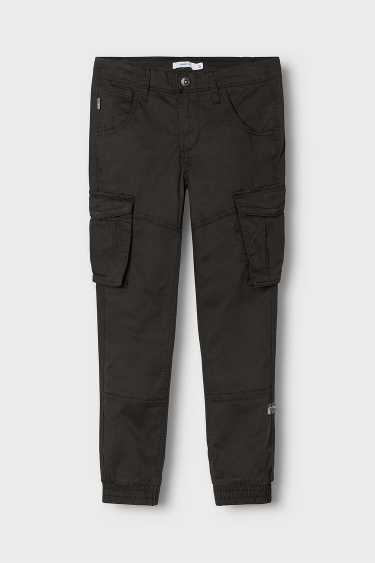 Name It Black Boys Cargo Trousers - Image 1 of 1