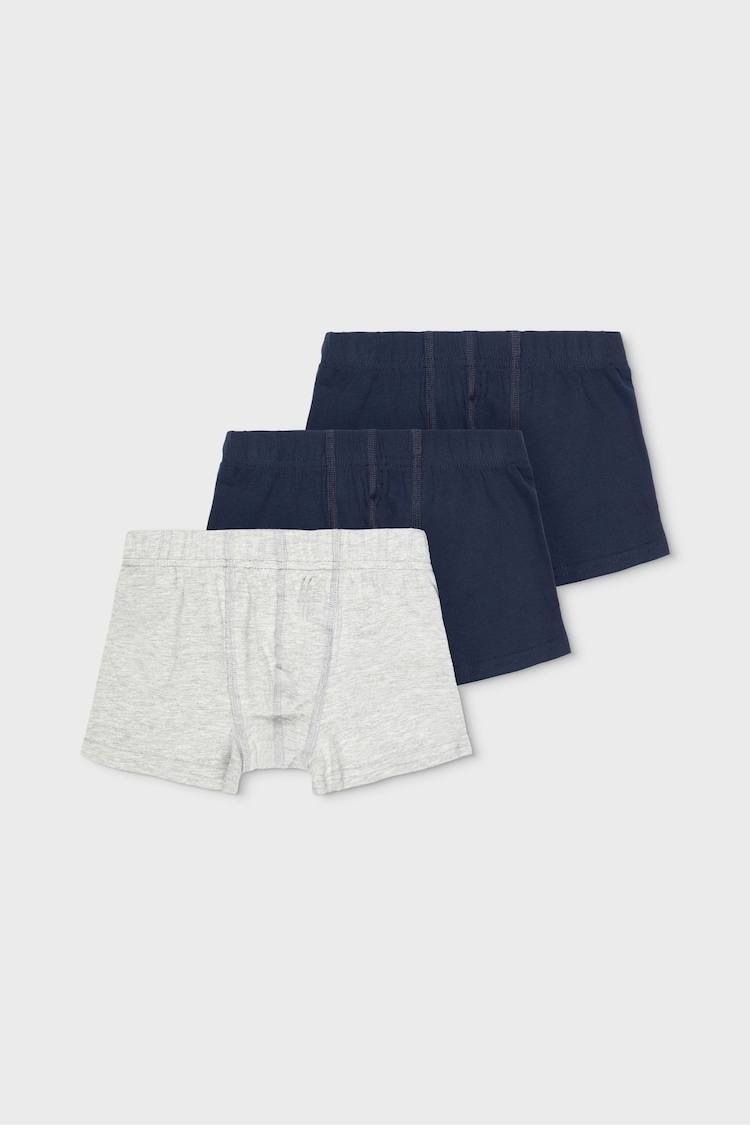Name It Grey Boxers 3 Pack - Image 1 of 1