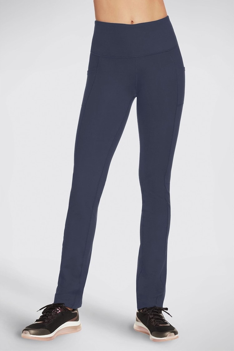 Skechers Blue GO WALK High Waist Joy Joggers - Image 1 of 1