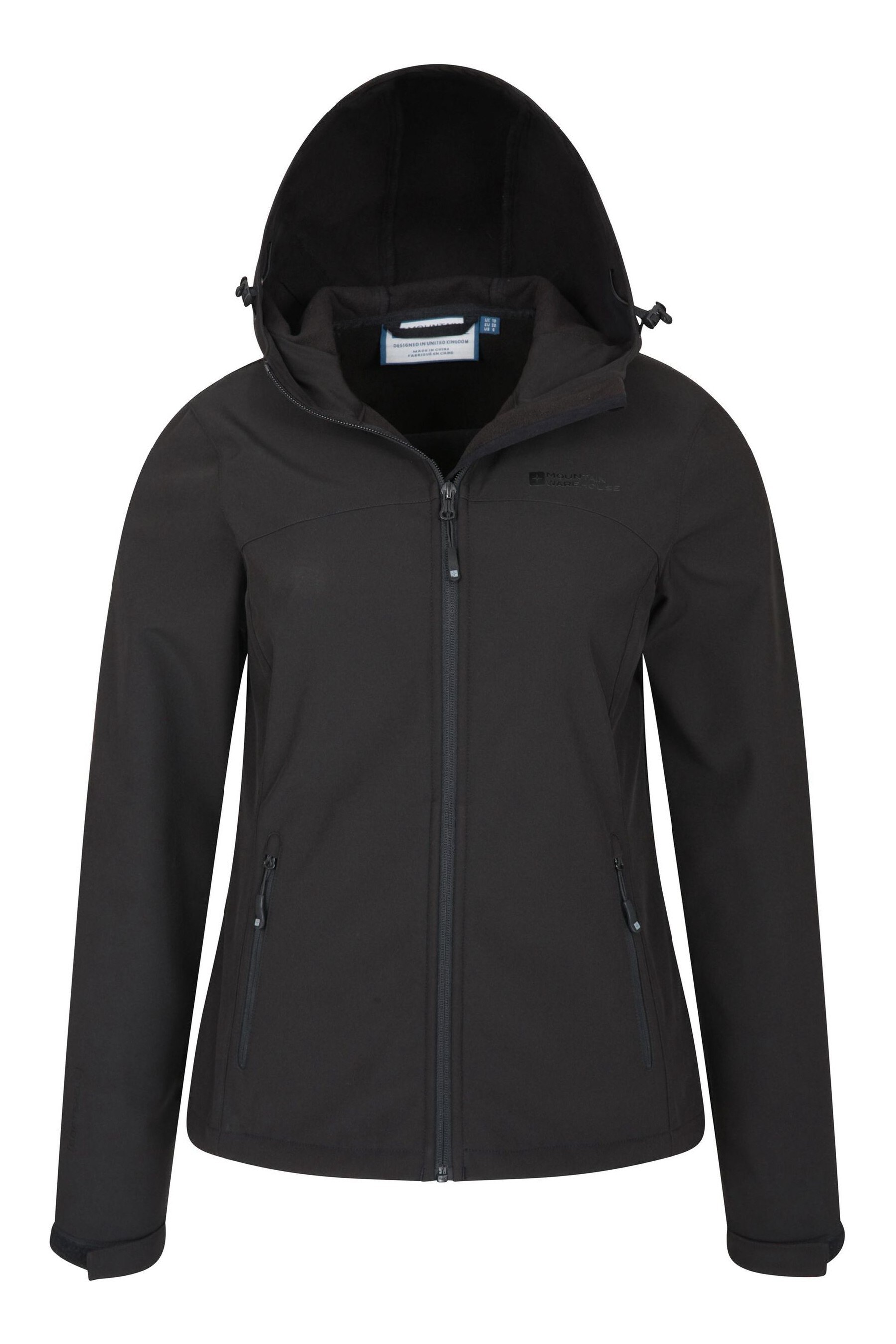 Buy Mountain Warehouse Black Exodus Womens Softshell Jacket from the ...