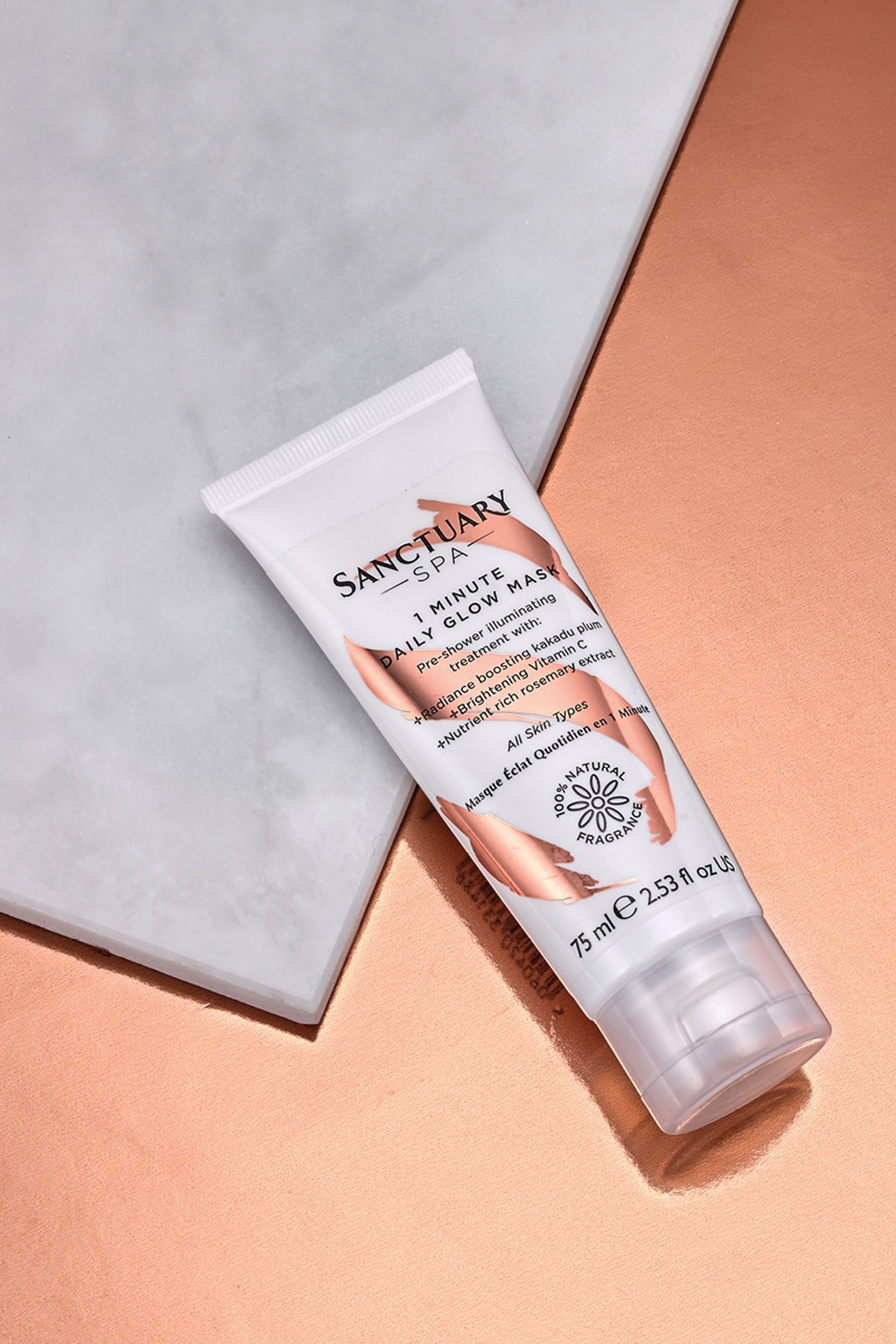 Buy Sanctuary Spa 1 Minute Daily Glow Face Mask 75ml from the Next UK