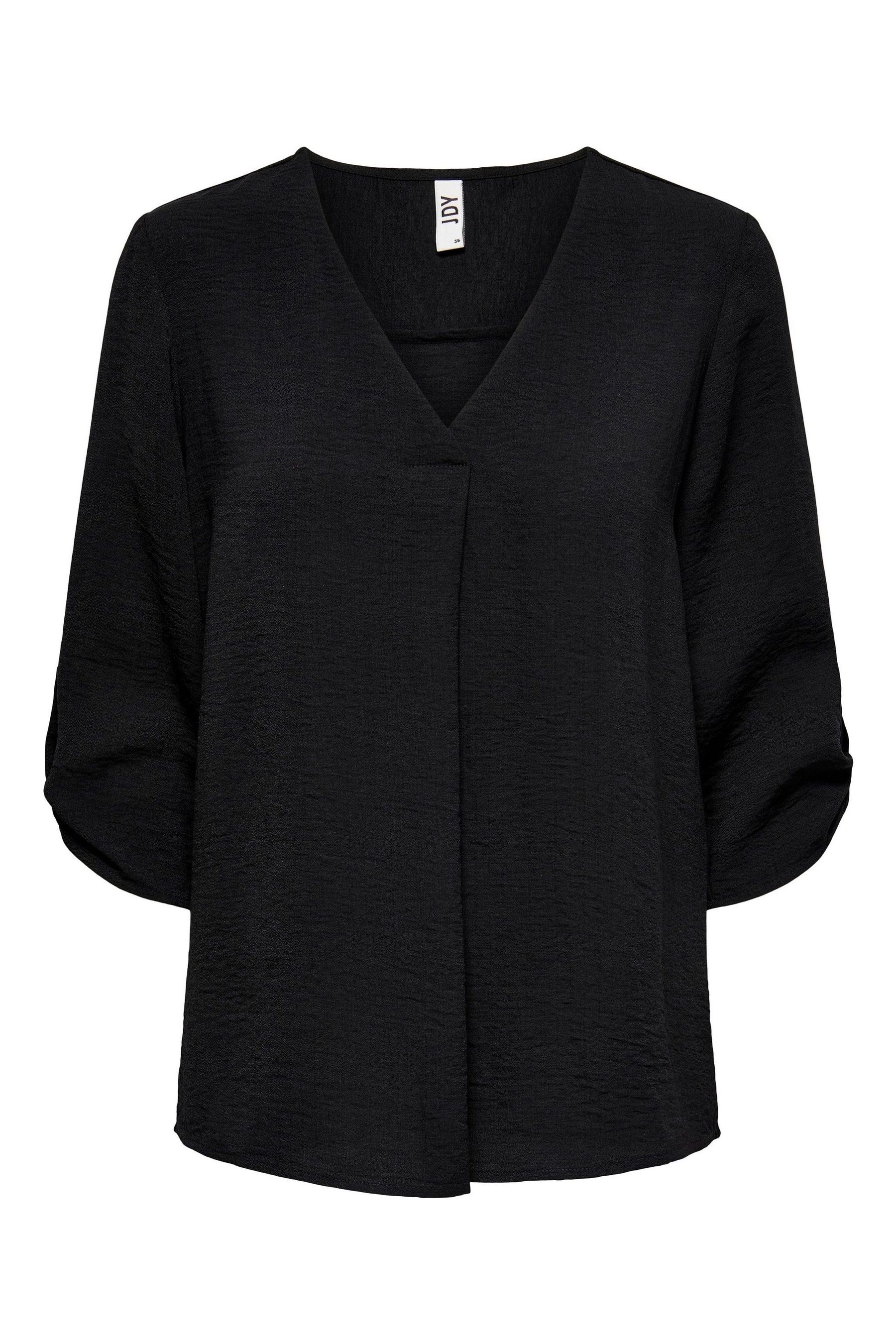 Buy JDY Black V Neck Top from Next Australia