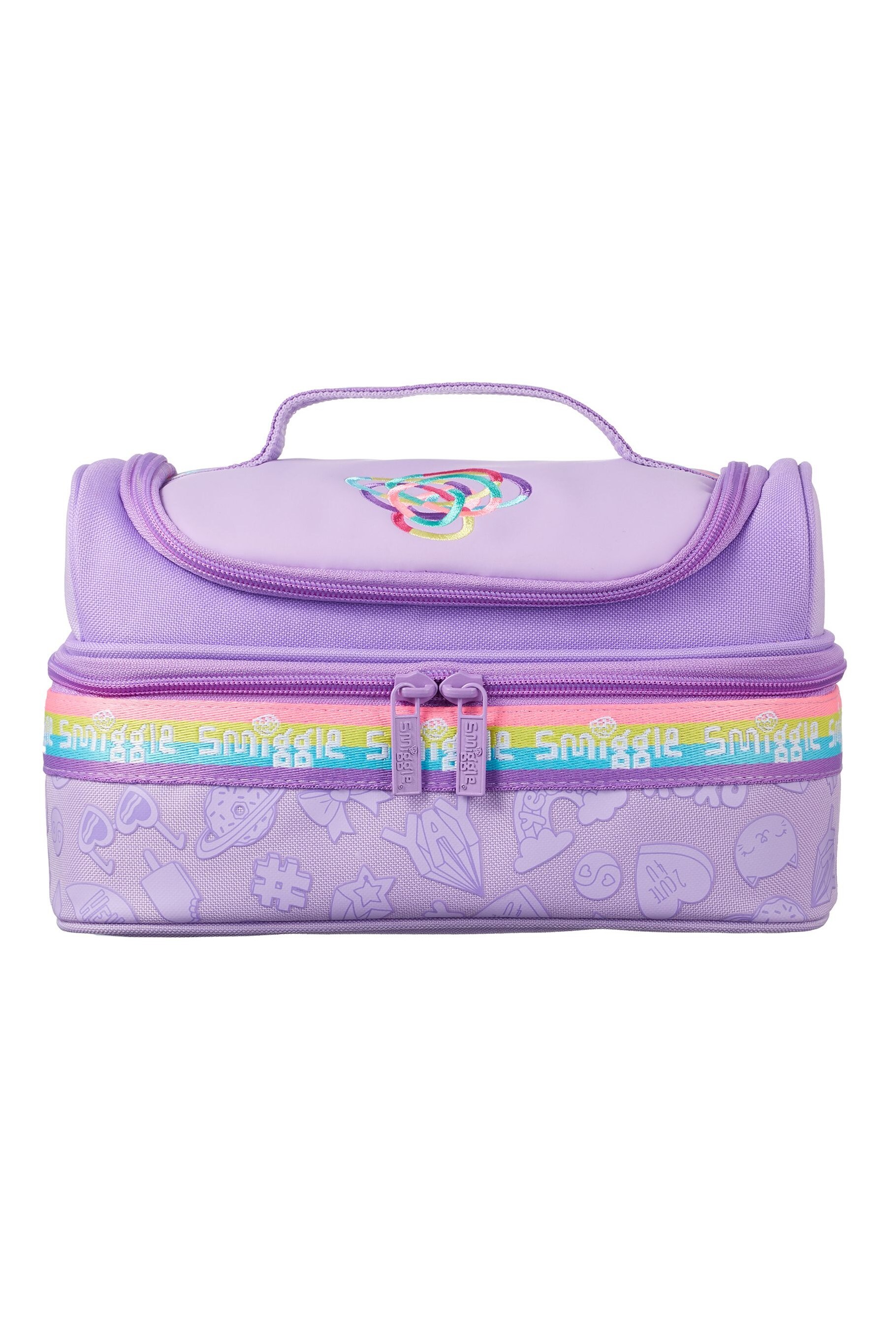 Buy Smiggle Purple Smiggler Double Decker Lunchbox from Next Ireland