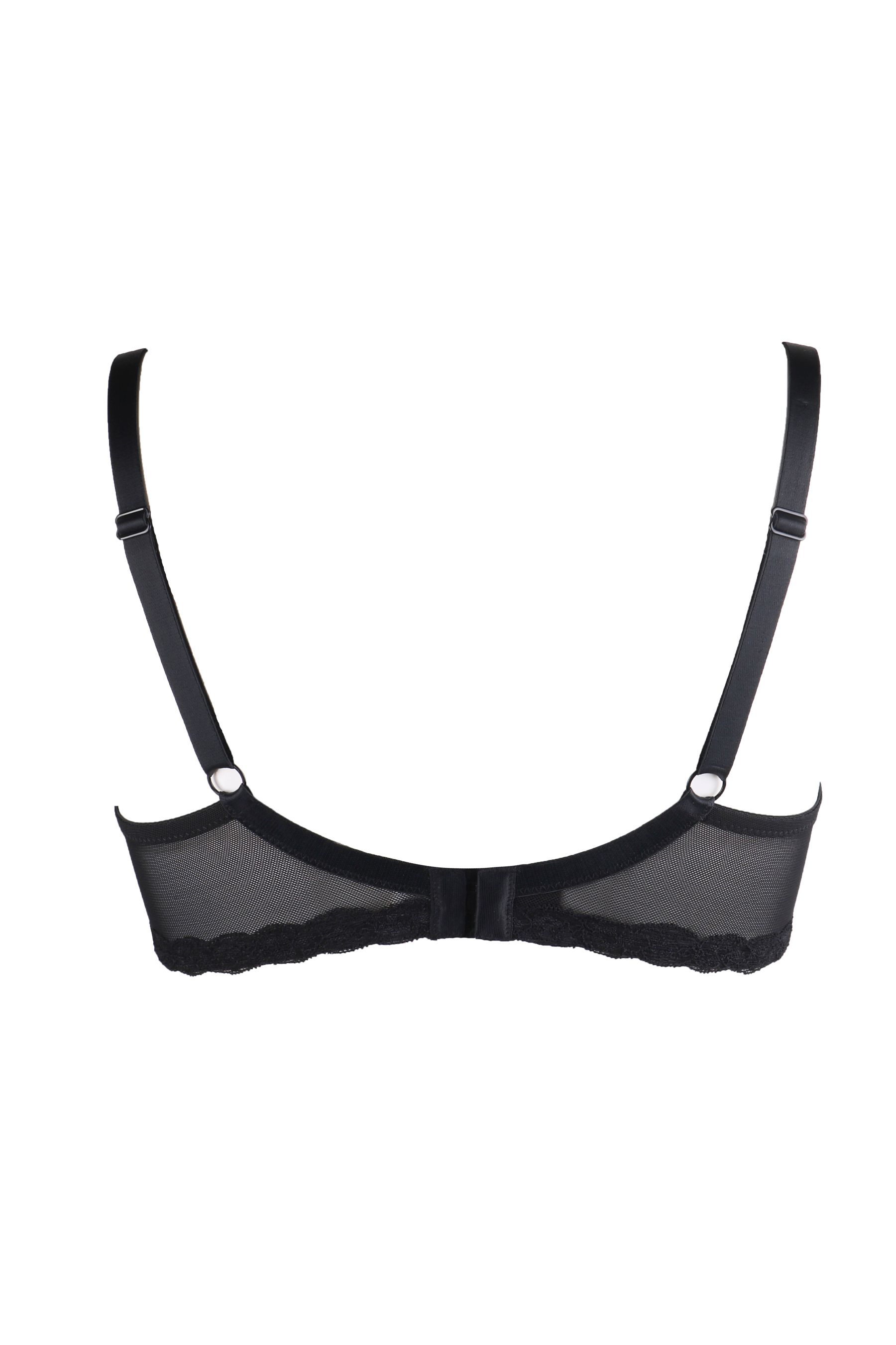 Buy Pour Moi Black Luxe Linear Contour Lightly Padded Bra from the Next ...