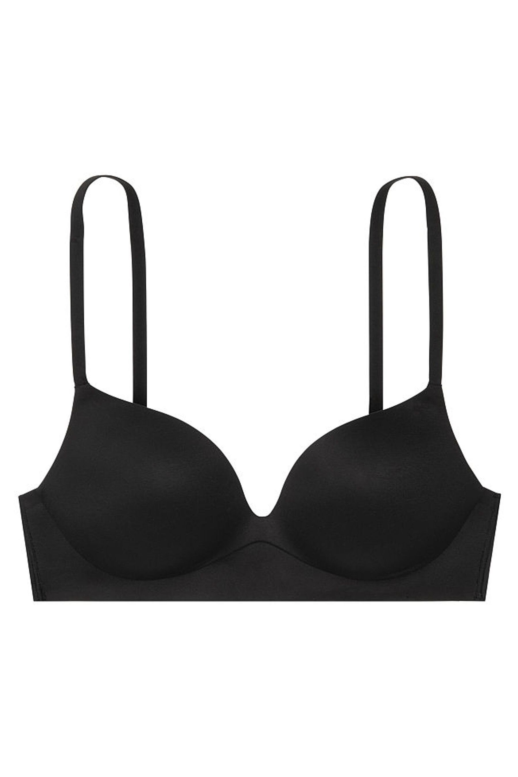 Buy Victoria's Secret Black Smooth Non Wired Push Up Bra from the Next ...