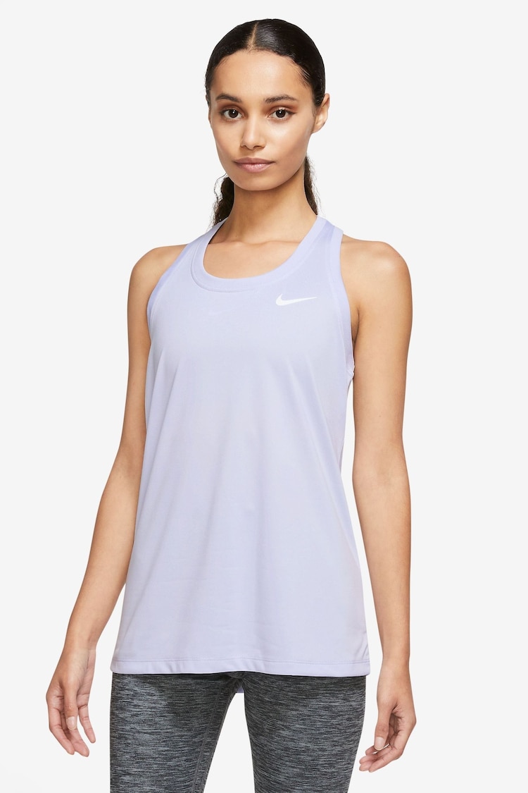 Nike Lilac Purple Dri-Fit Racerback Tank Vest Top - Image 1 of 1