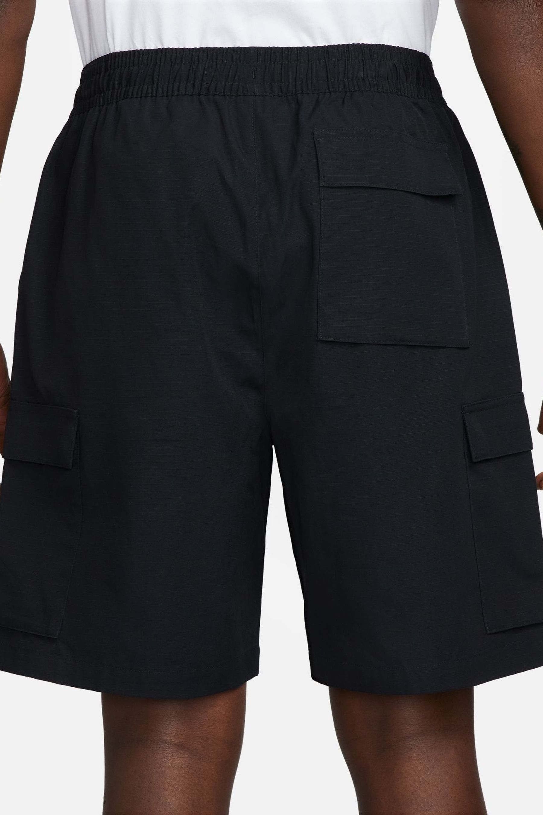 Buy Nike Black Club Fleece Cargo Shorts from the Next UK online shop
